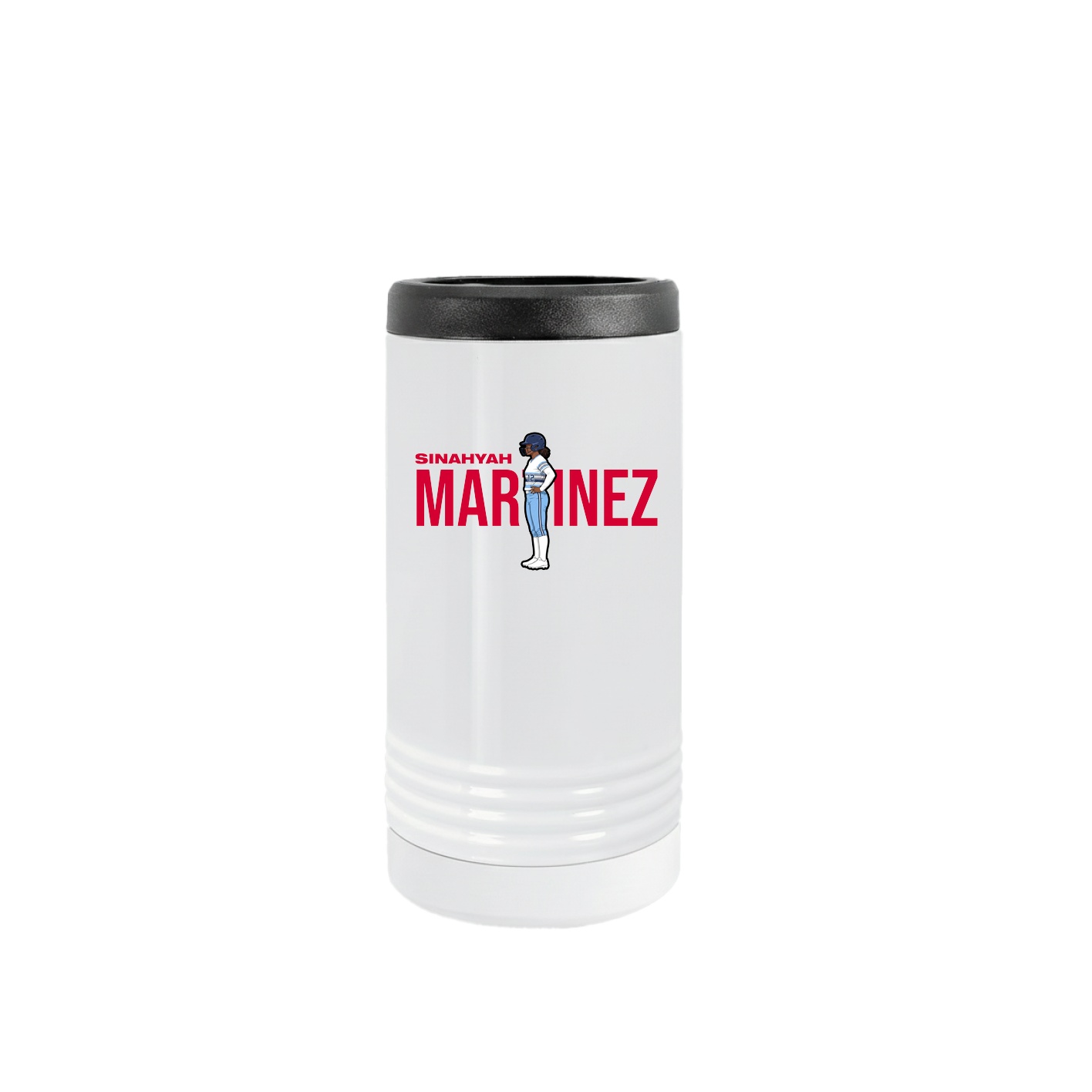 Slim Beverage Holder — Player Name in White