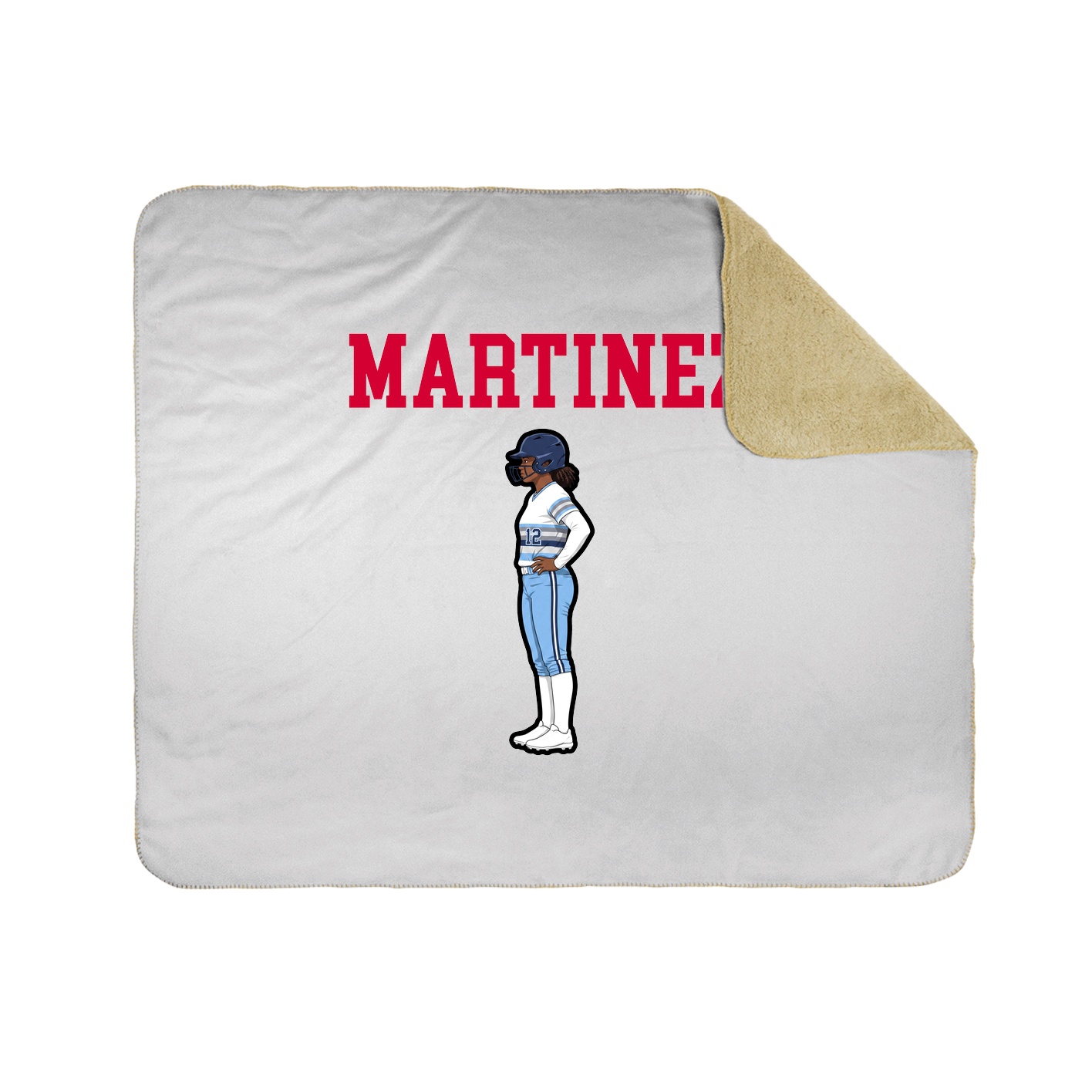 Throw Blanket — Shirsey in White