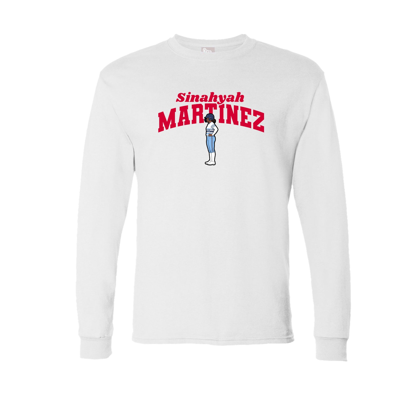 Long Sleeve Tee — Signature Arch in White
