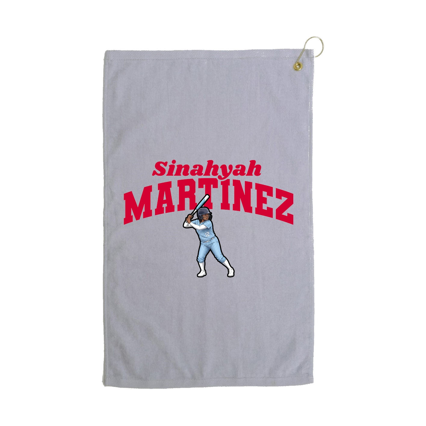 Golf Towel — Signature Arch in Grey