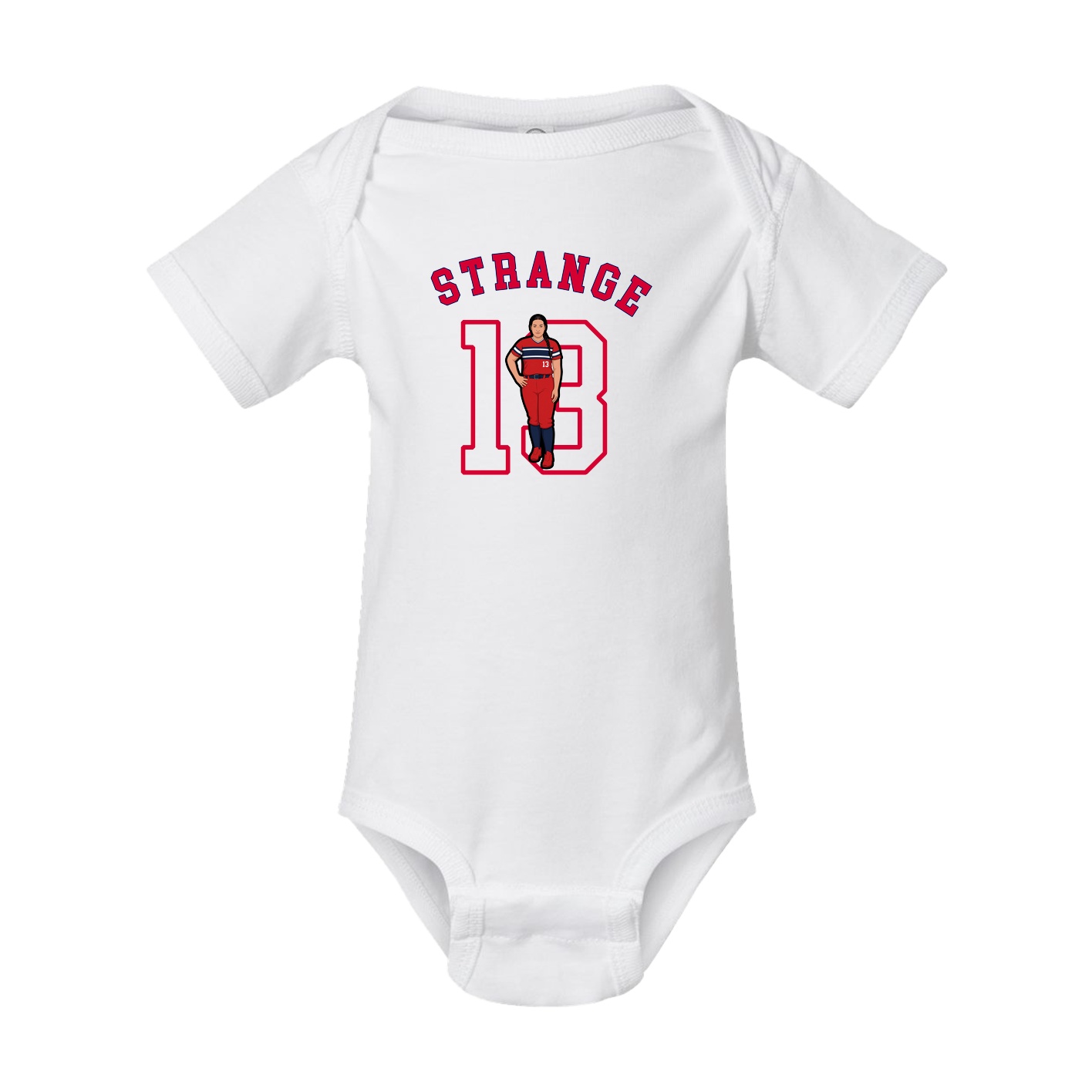 Baby Onesie — Shirsey Arch in White