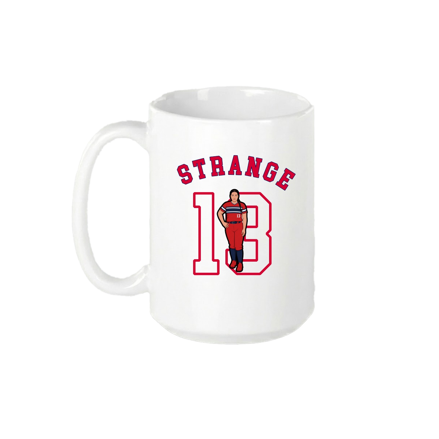 15oz Coffee Mug — Shirsey Arch in White