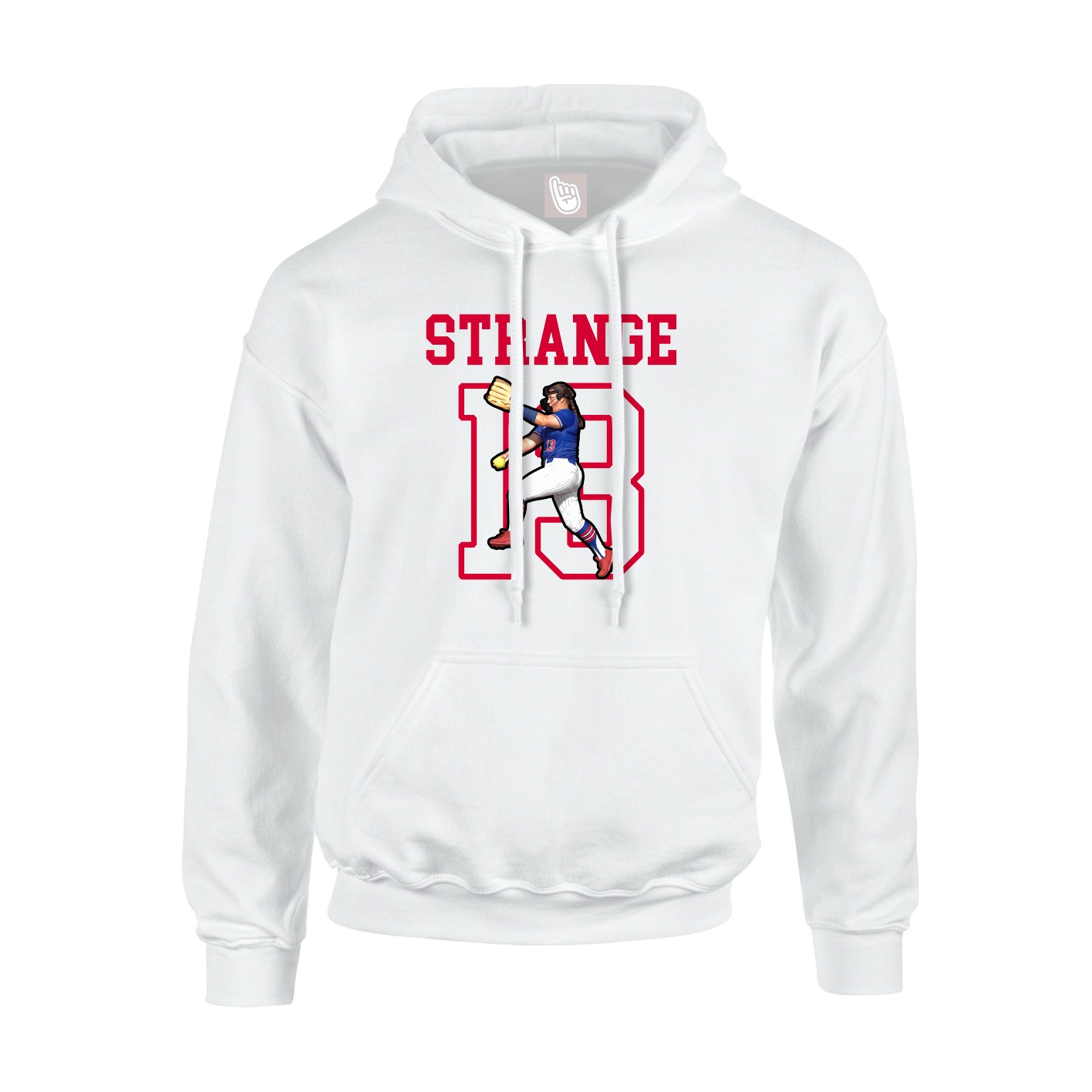 Hoodie — Shirsey in White