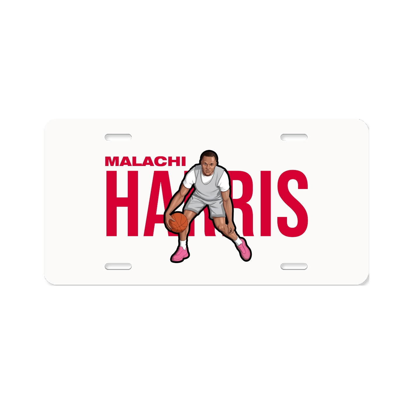 License Plate — Player Name in Classic