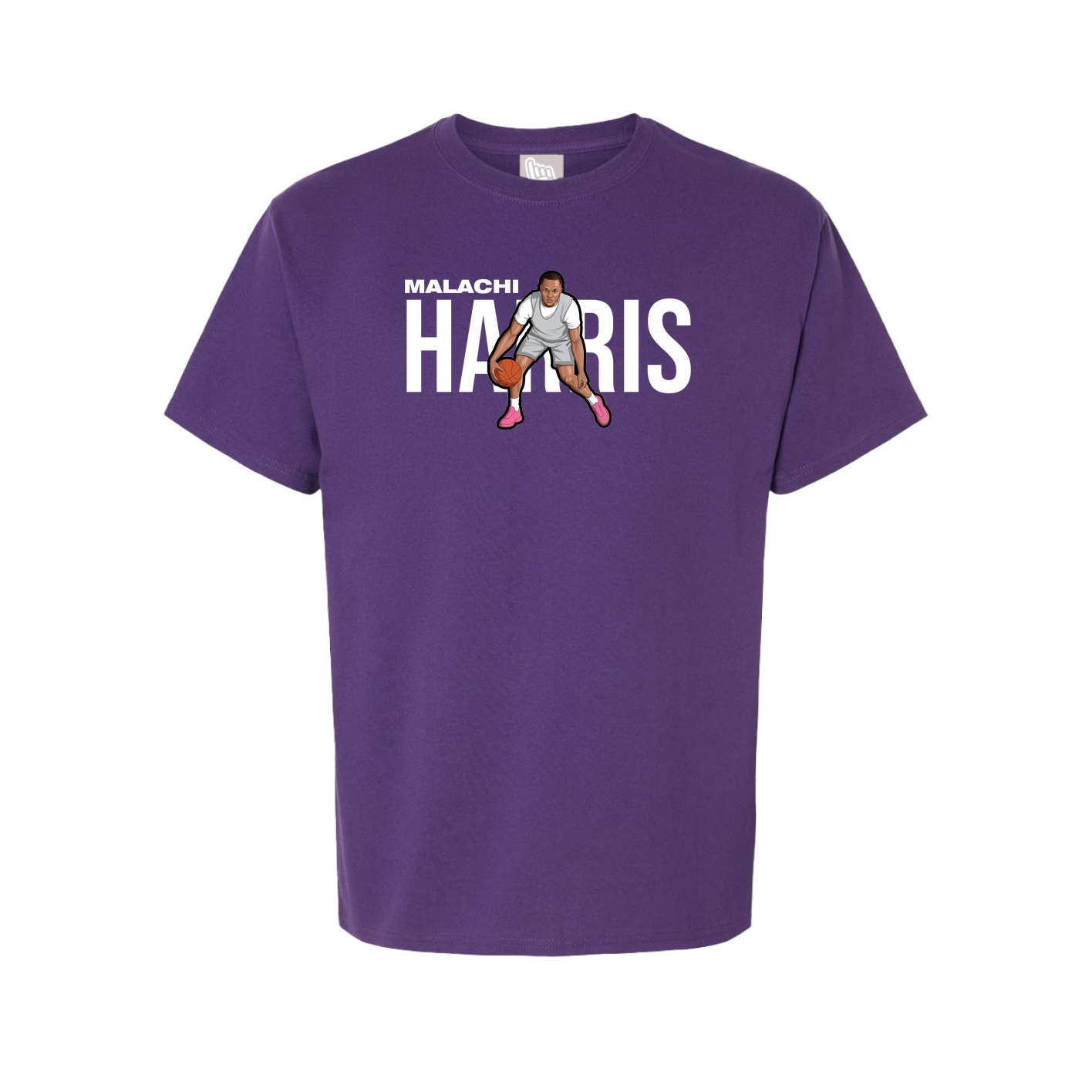 Youth Tee — Player Name in Purple