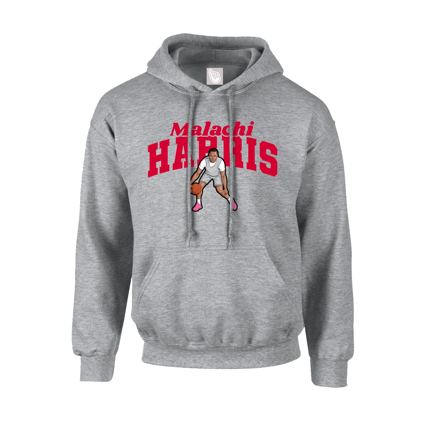 Hoodie — Signature Arch in Grey