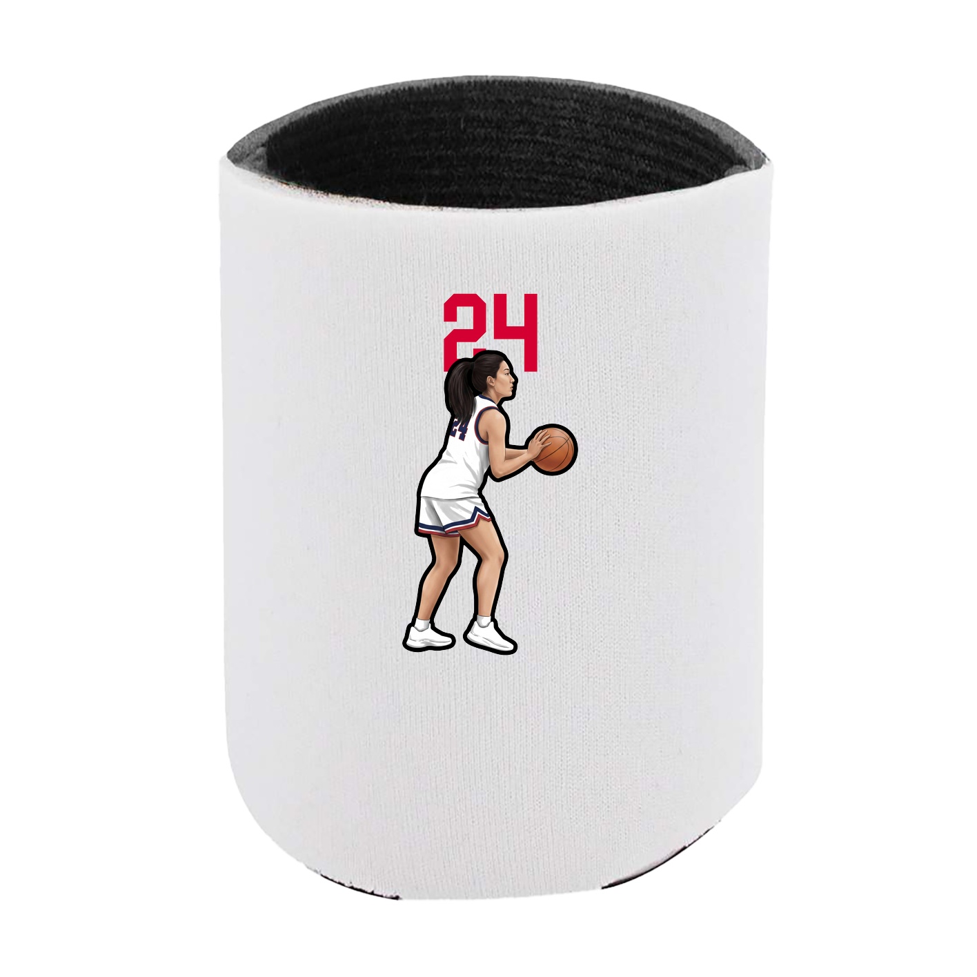 Can Holder — Number Top in White