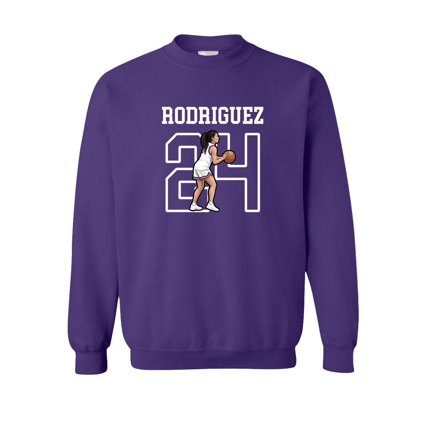 Fleece Crew — Shirsey in Purple