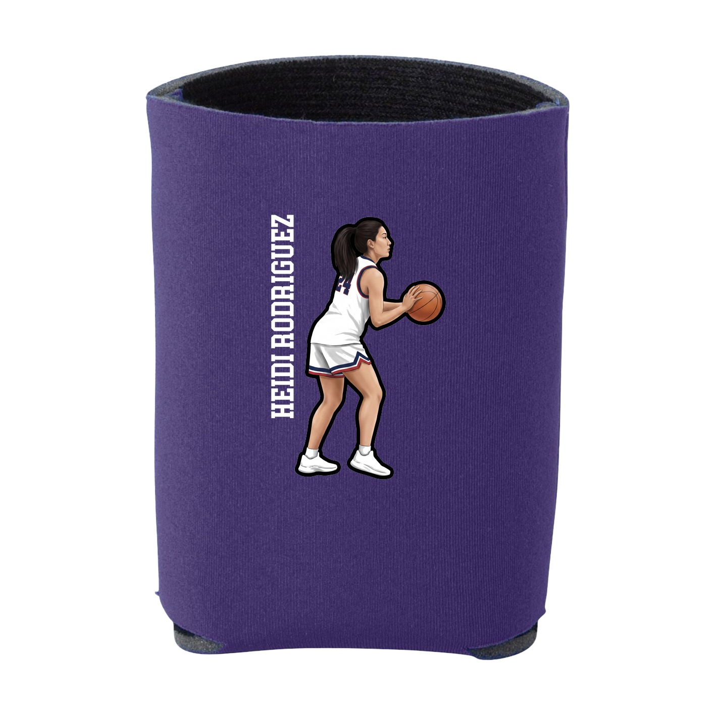 Can Holder — Name Vertical in Purple