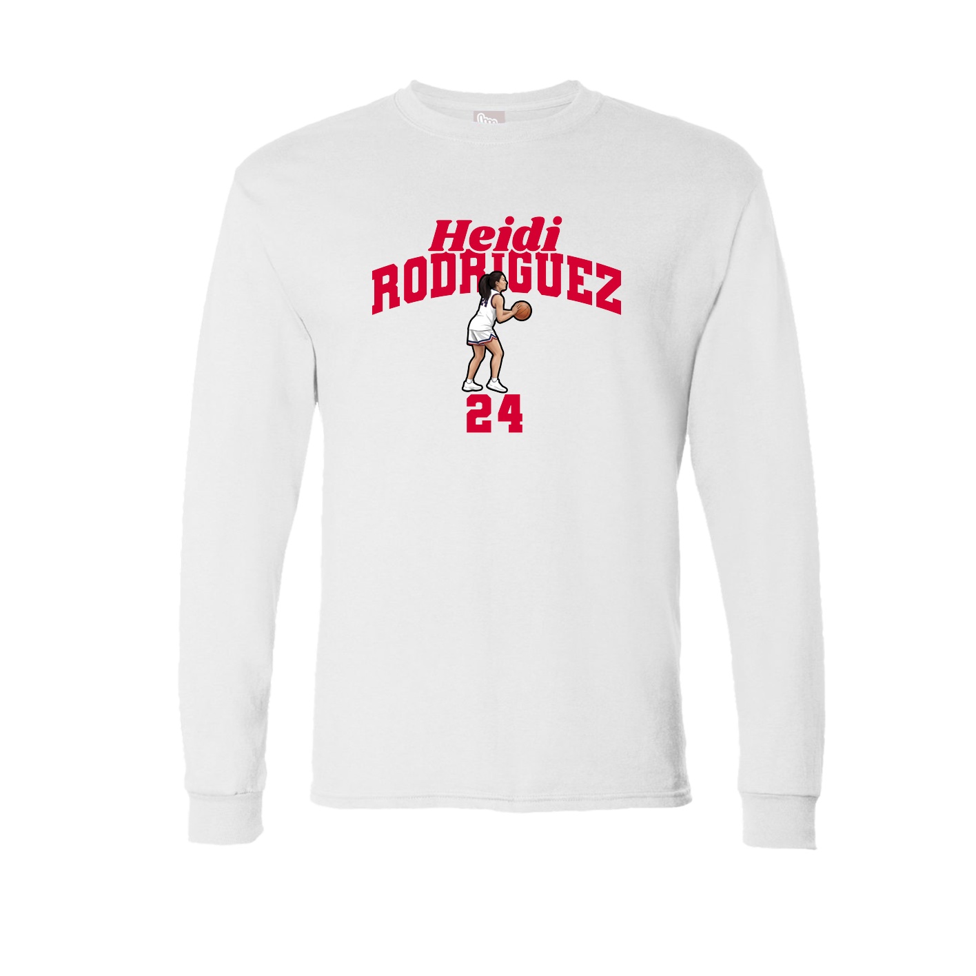 Long Sleeve Tee — Signature Arch in White