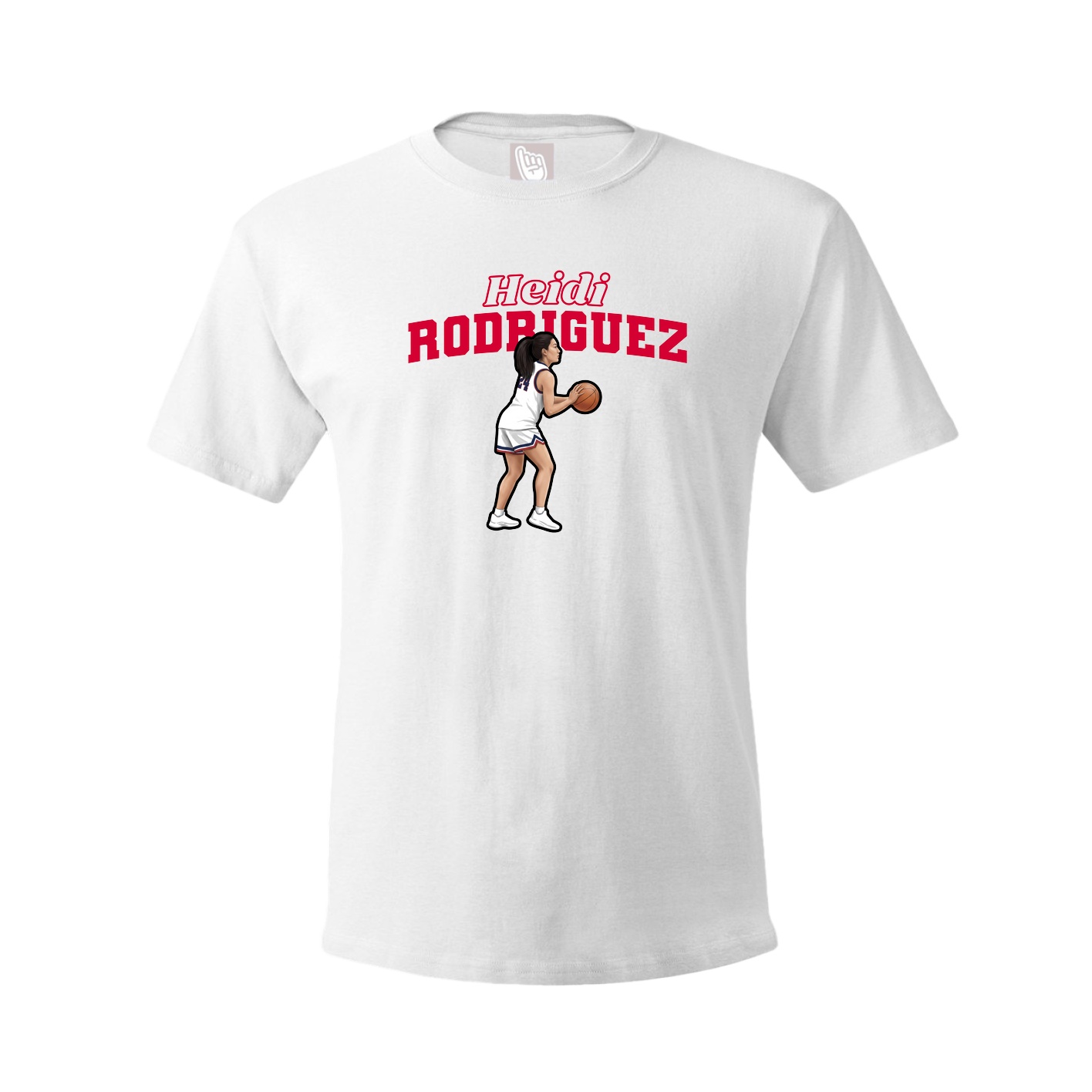 Tee — Name Arch in White