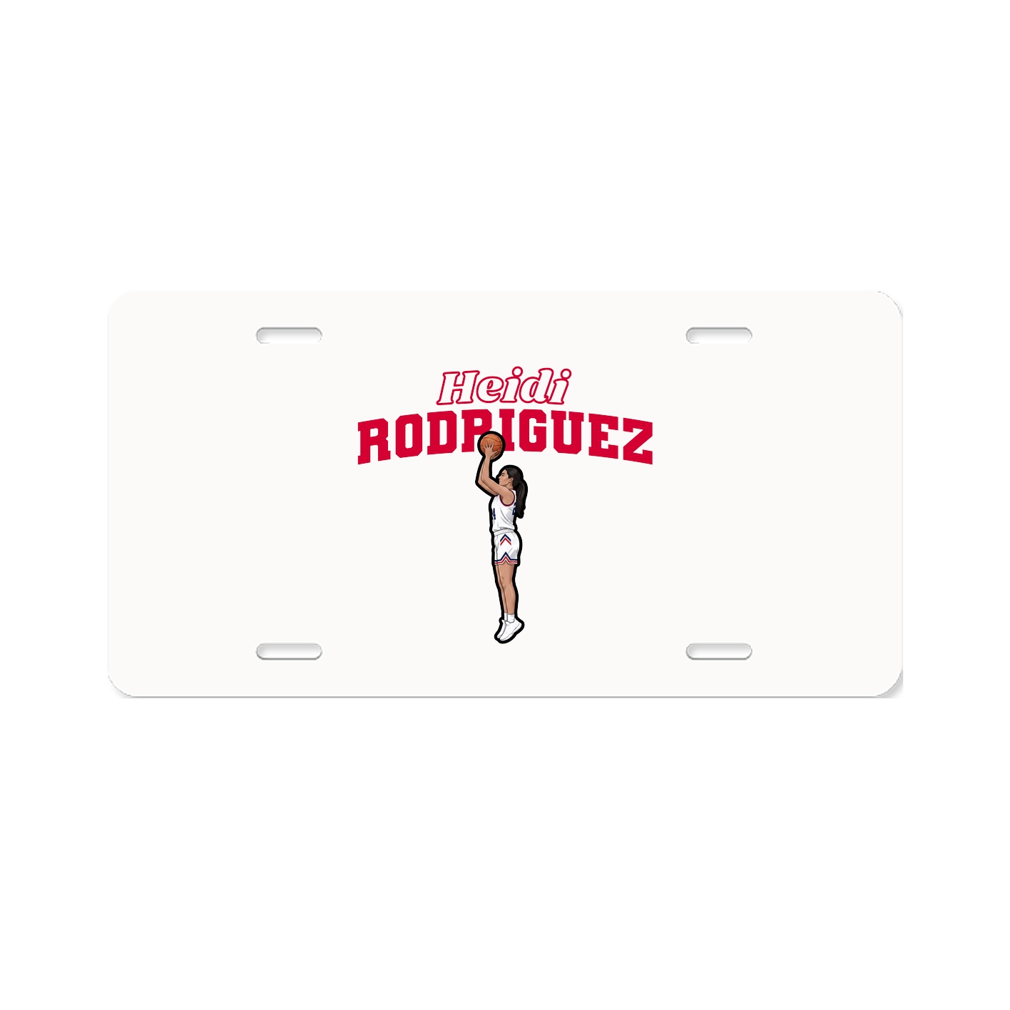 License Plate — Name Arch in Classic