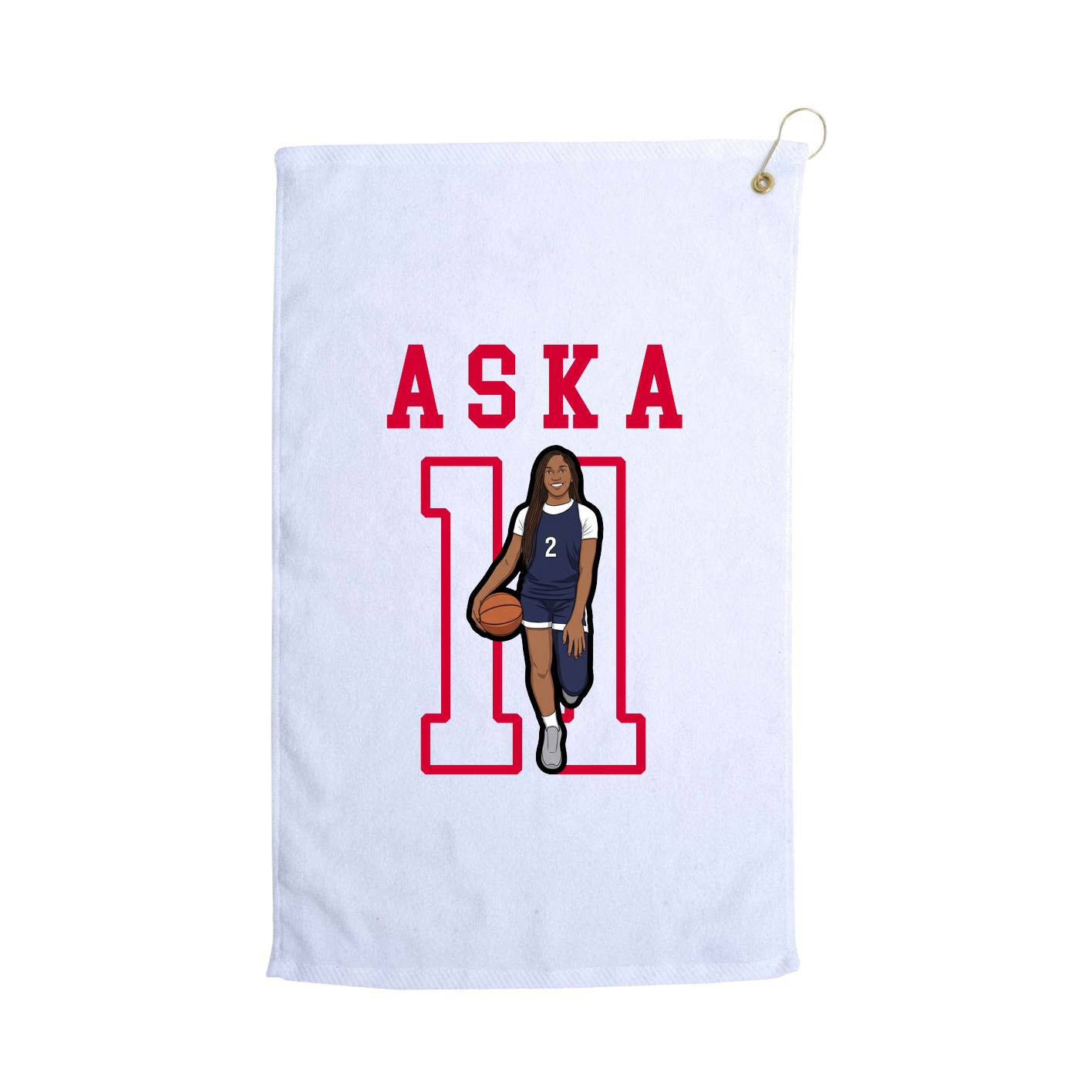 Golf Towel — Shirsey in White