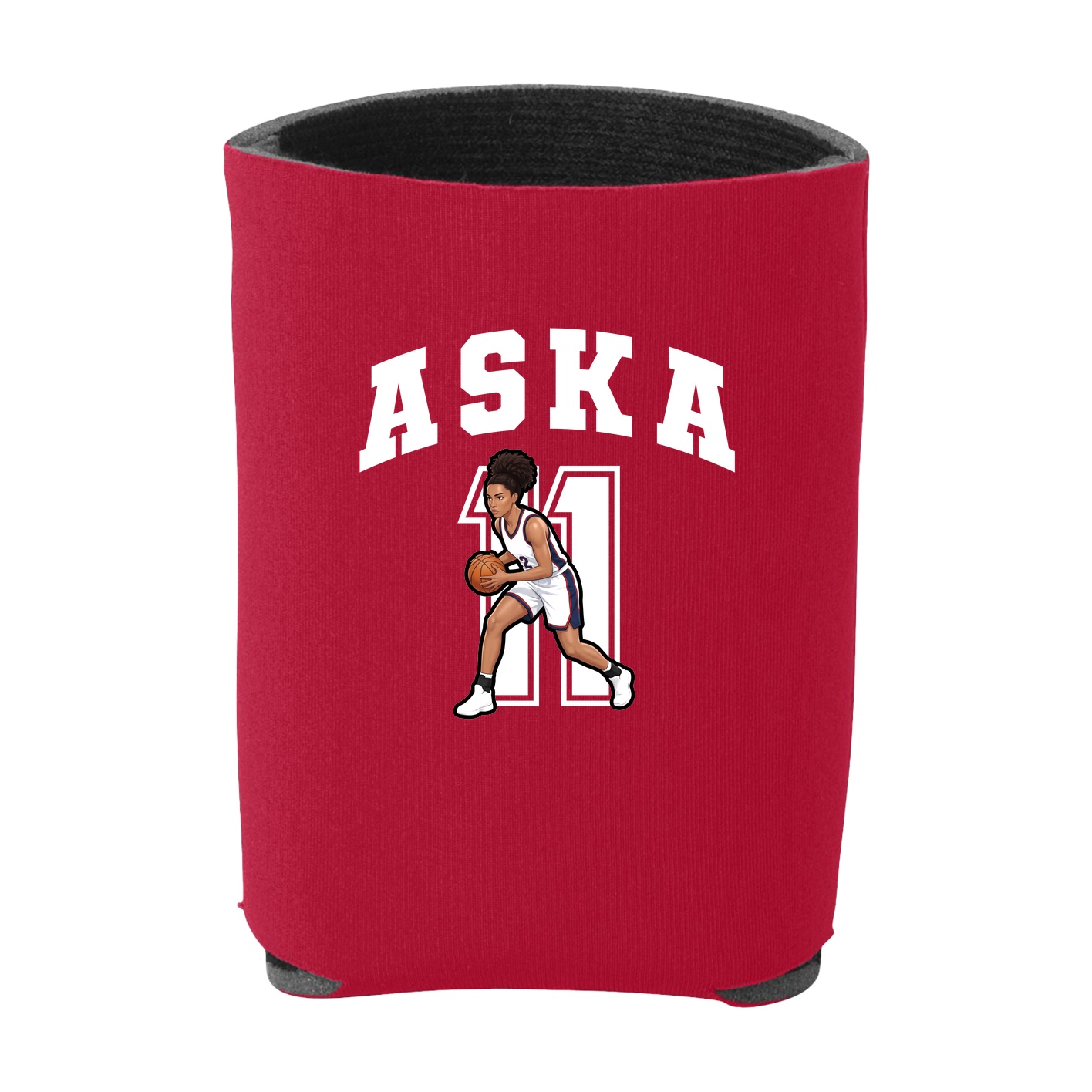 Can Holder — Number in Red