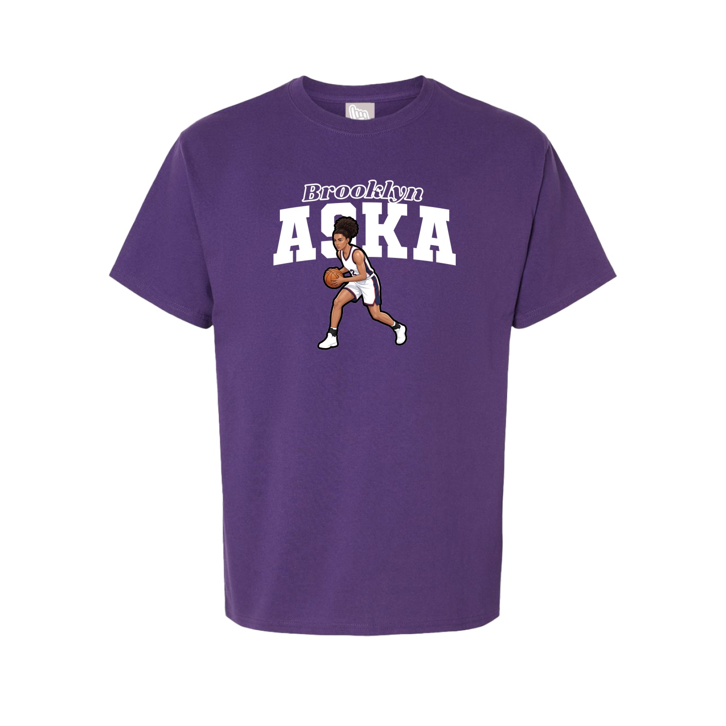 Youth Tee — Name Arch in Purple