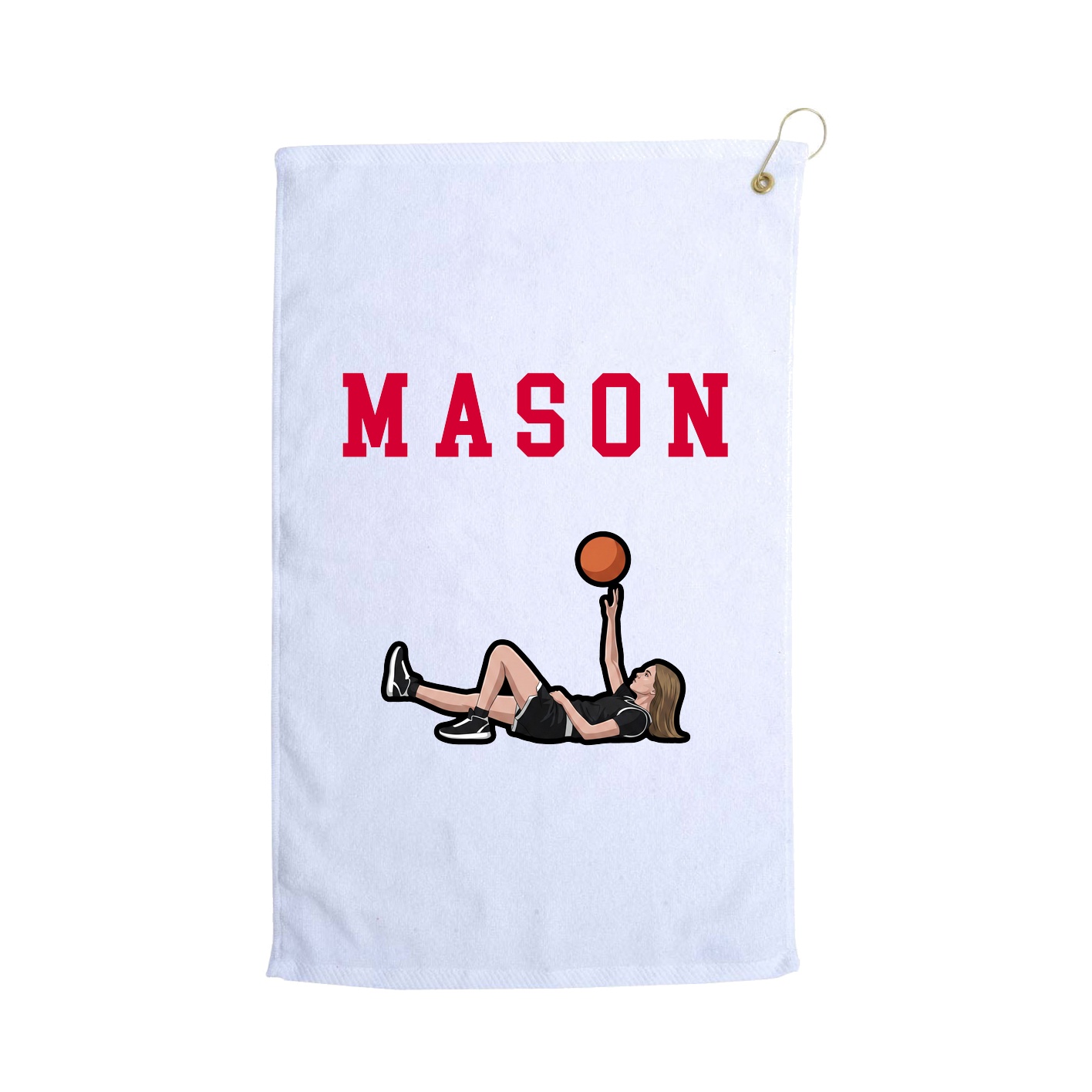 Golf Towel — Shirsey in White