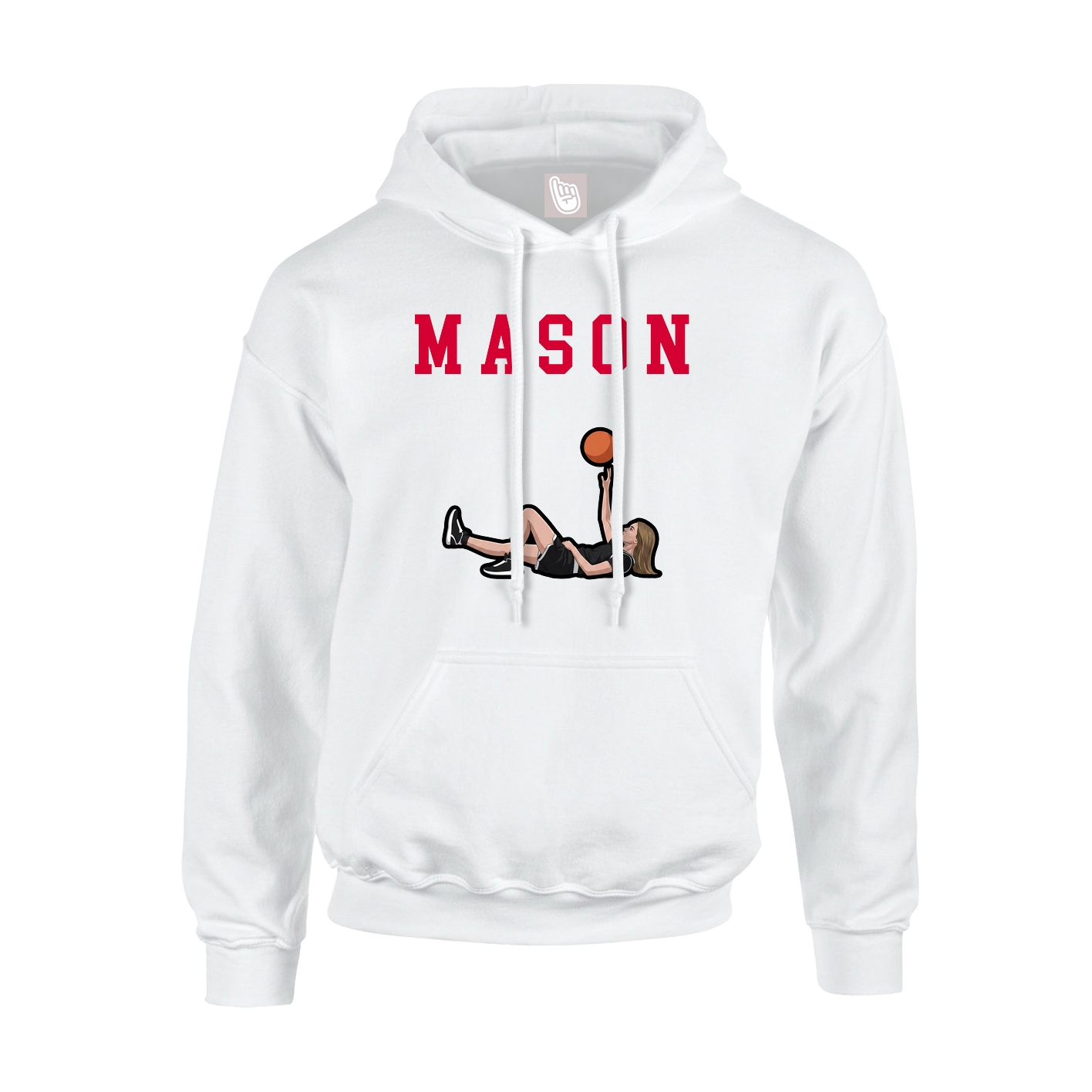 Hoodie — Shirsey in White