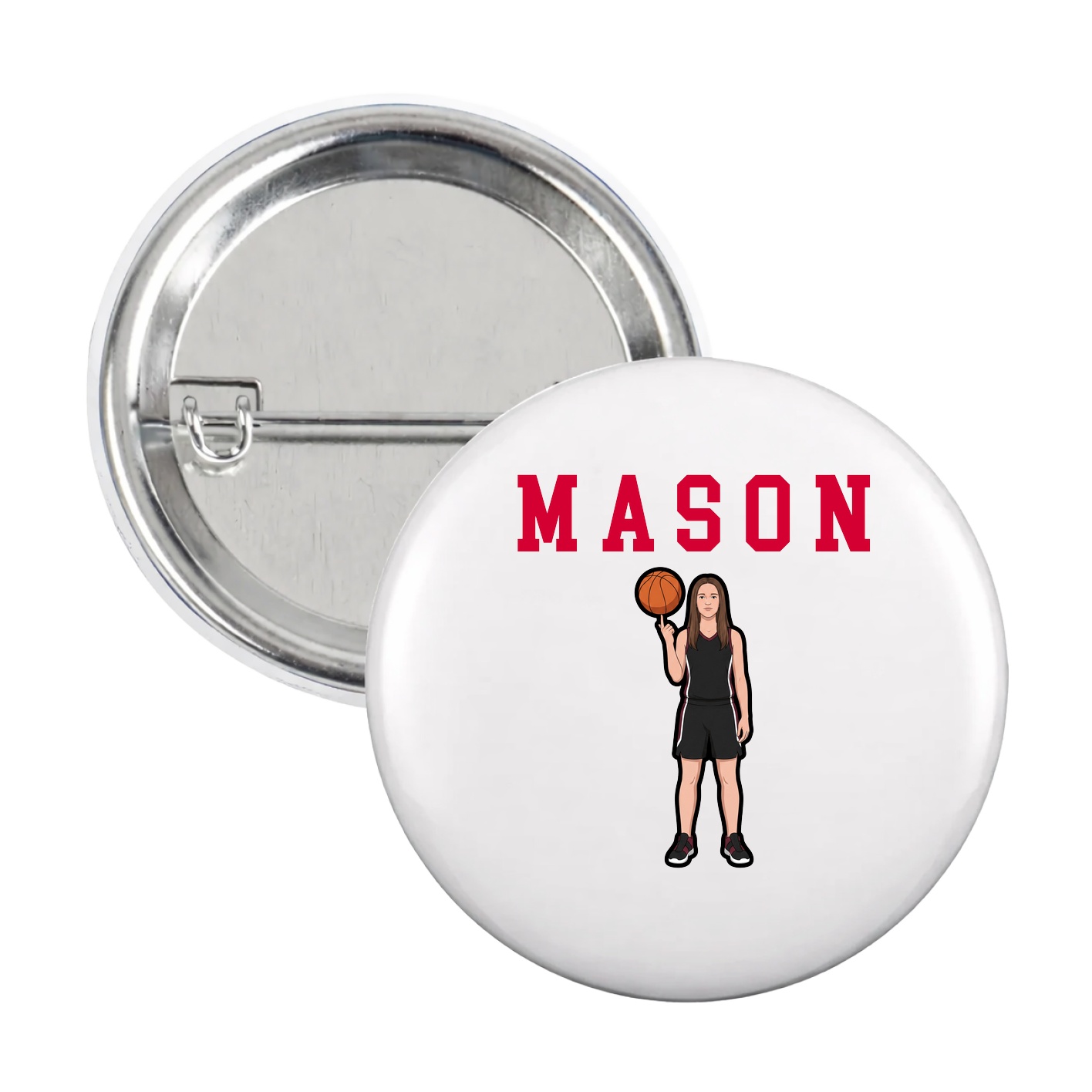 Game Day Button — Shirsey in White