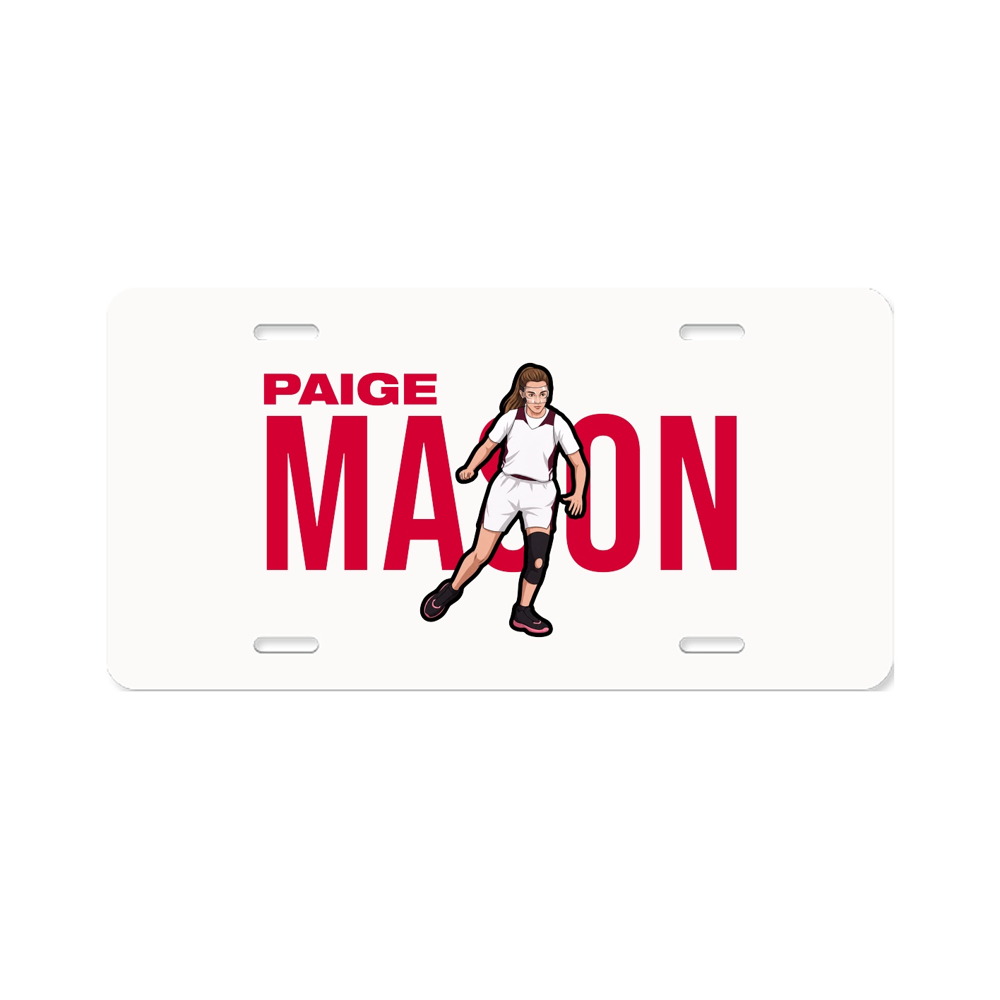 License Plate — Player Name in Classic