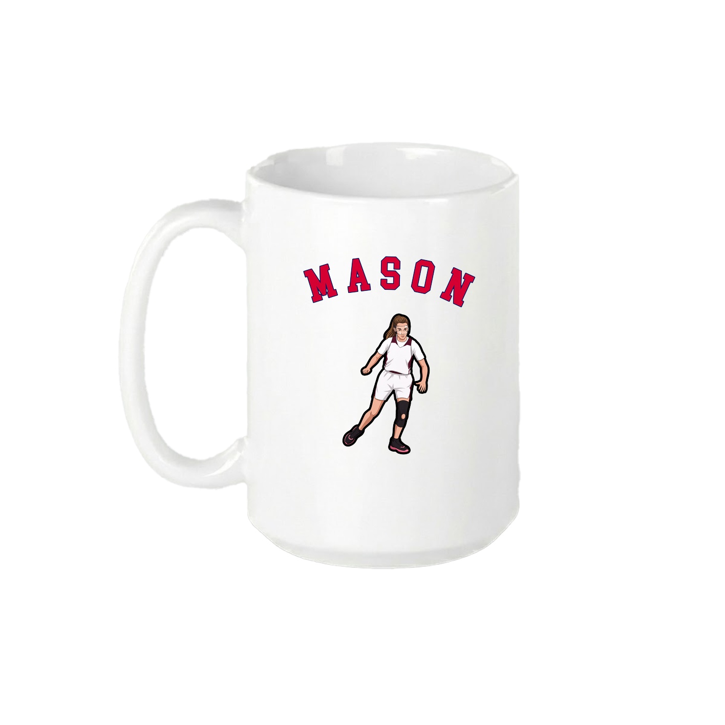 15oz Coffee Mug — Shirsey Arch in White
