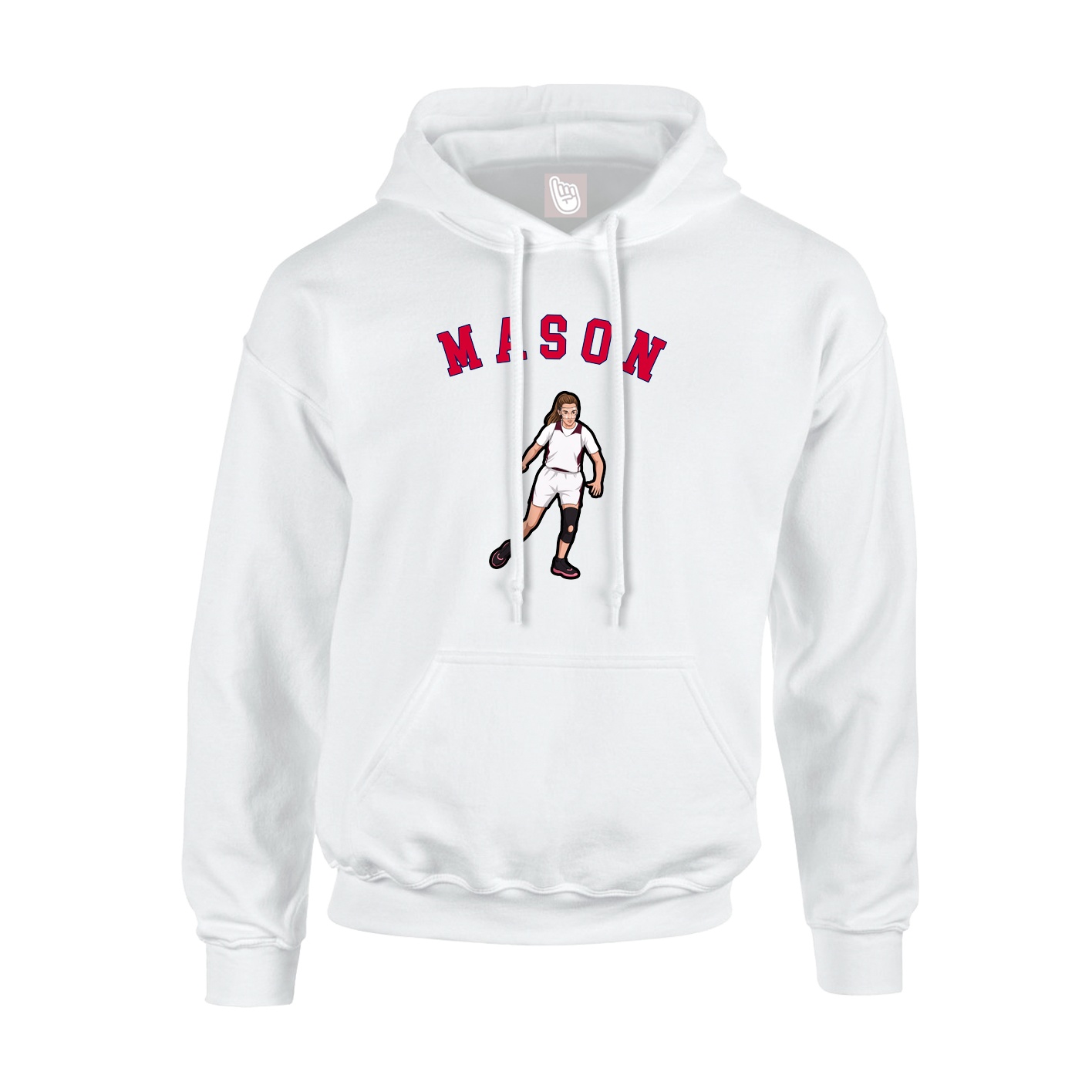 Hoodie — Shirsey Arch in White