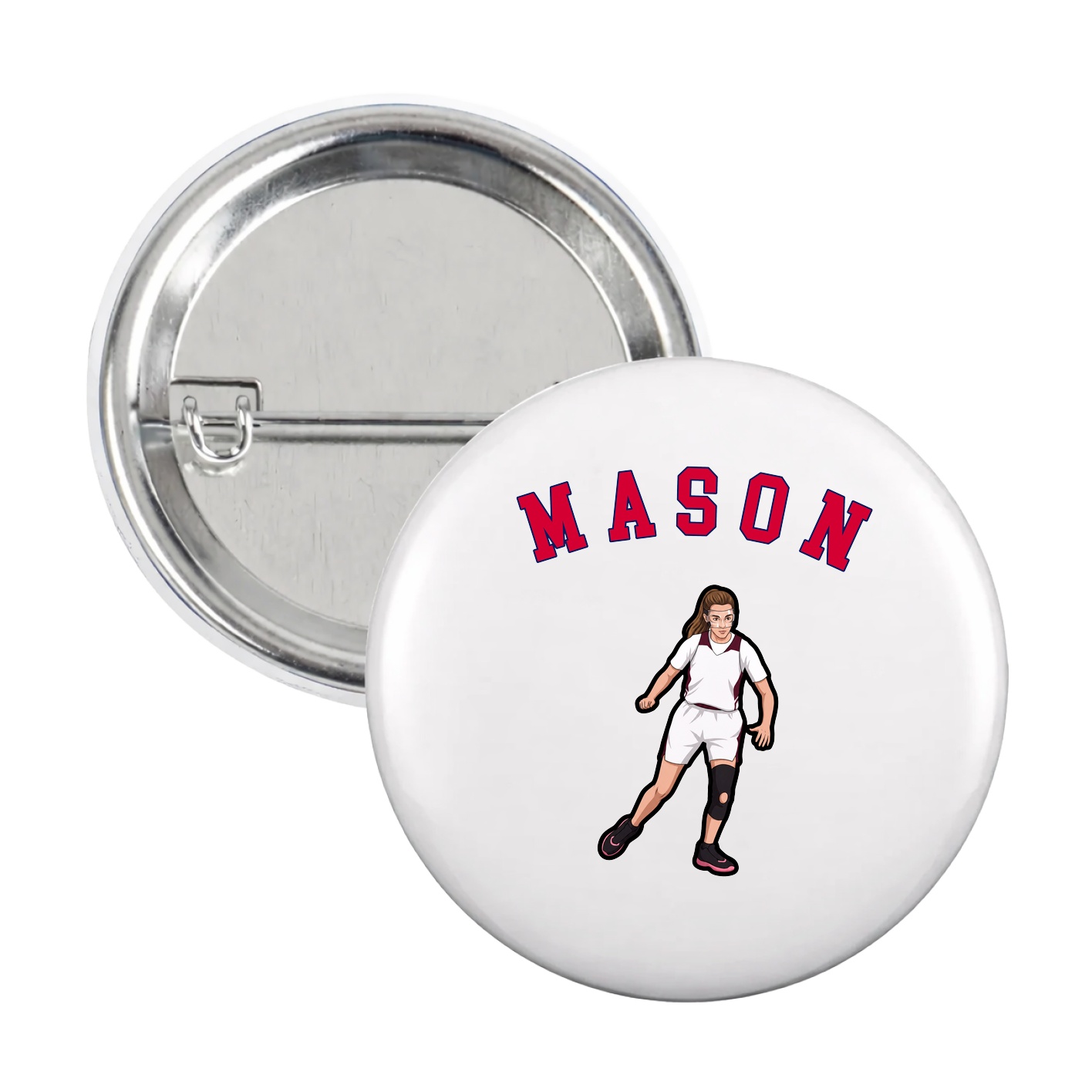 Game Day Button — Shirsey Arch in White
