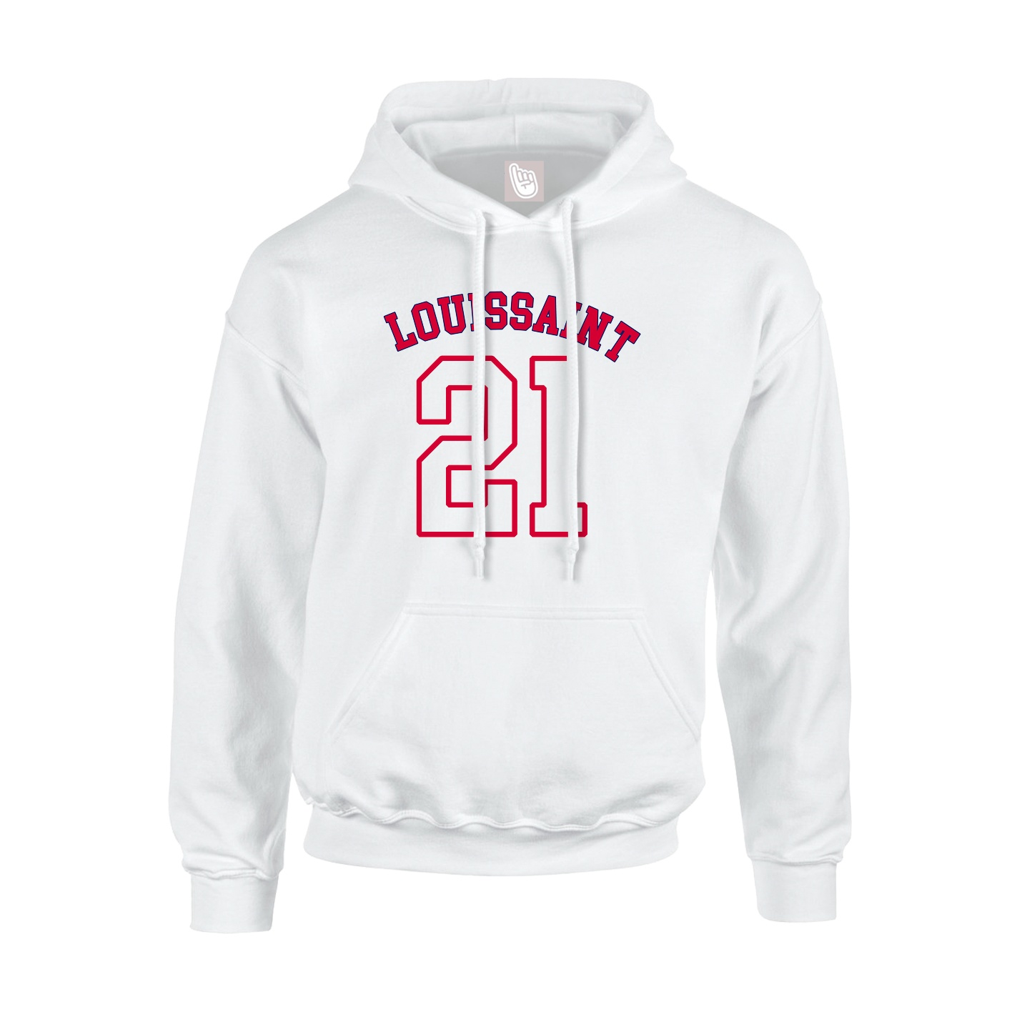 Youth Hoodie — Shirsey Arch in White