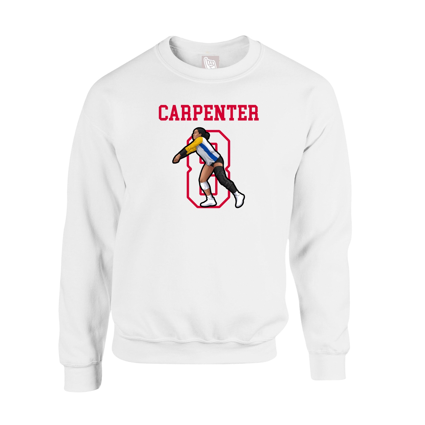Fleece Crew — Shirsey in White