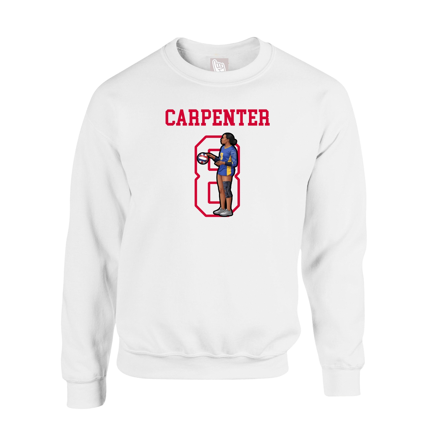 Fleece Crew — Shirsey in White