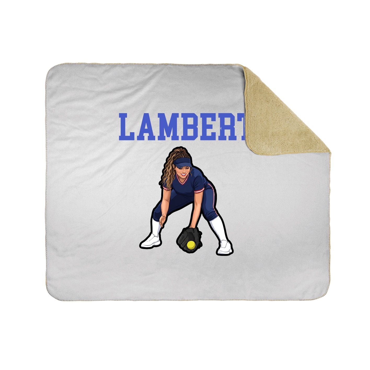 Throw Blanket — Shirsey in White