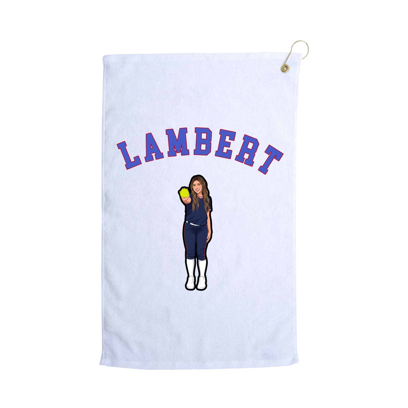 Golf Towel — Shirsey Arch in White