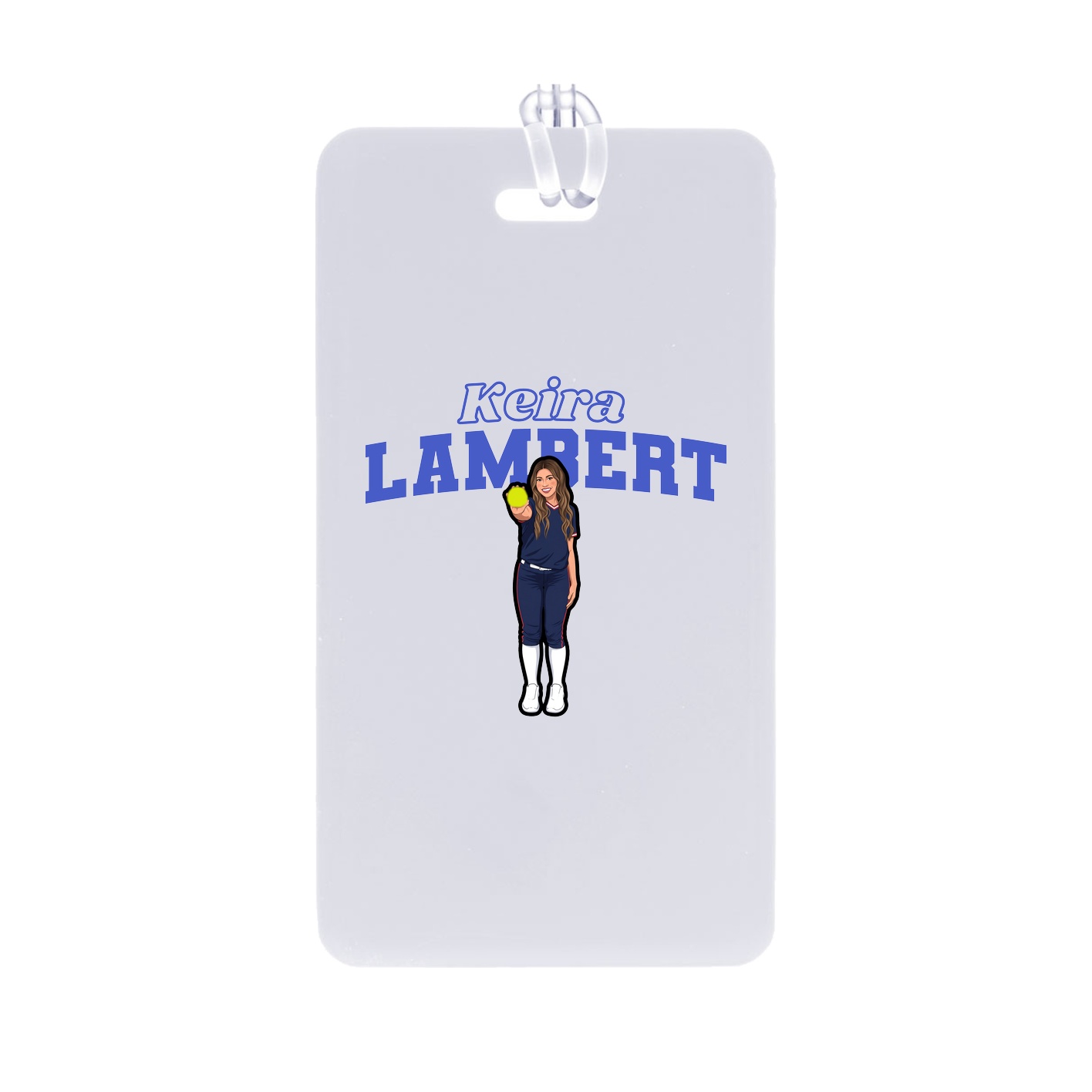 Bag Tag — Name Arch in Classic
