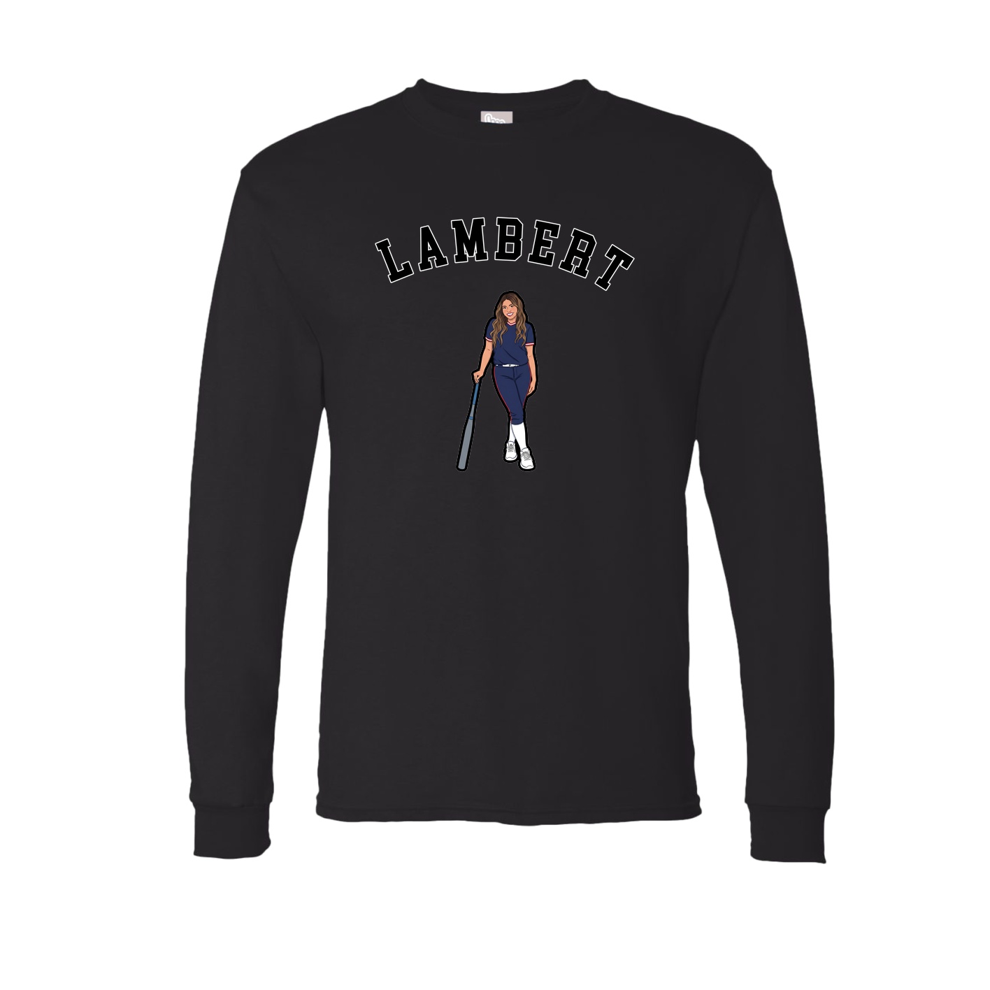 Long Sleeve Tee — Shirsey Arch in Black