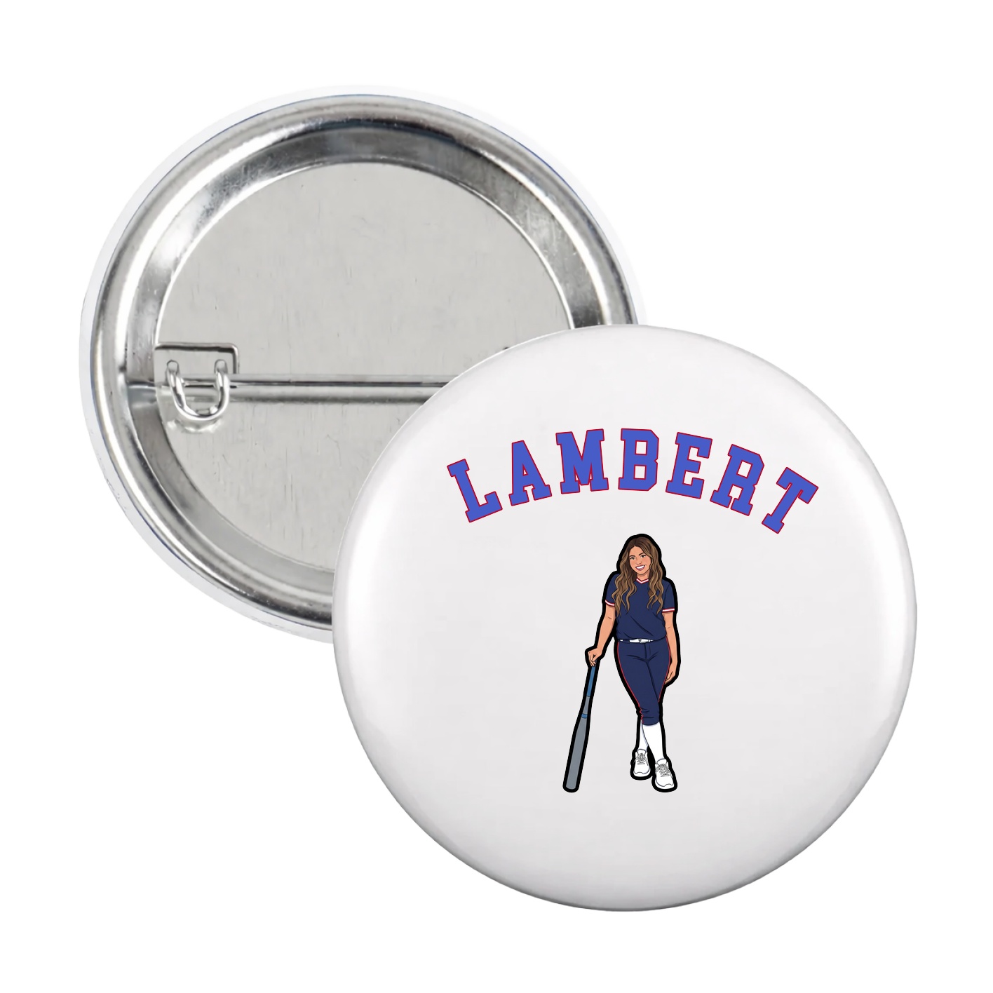 Game Day Button — Shirsey Arch in White