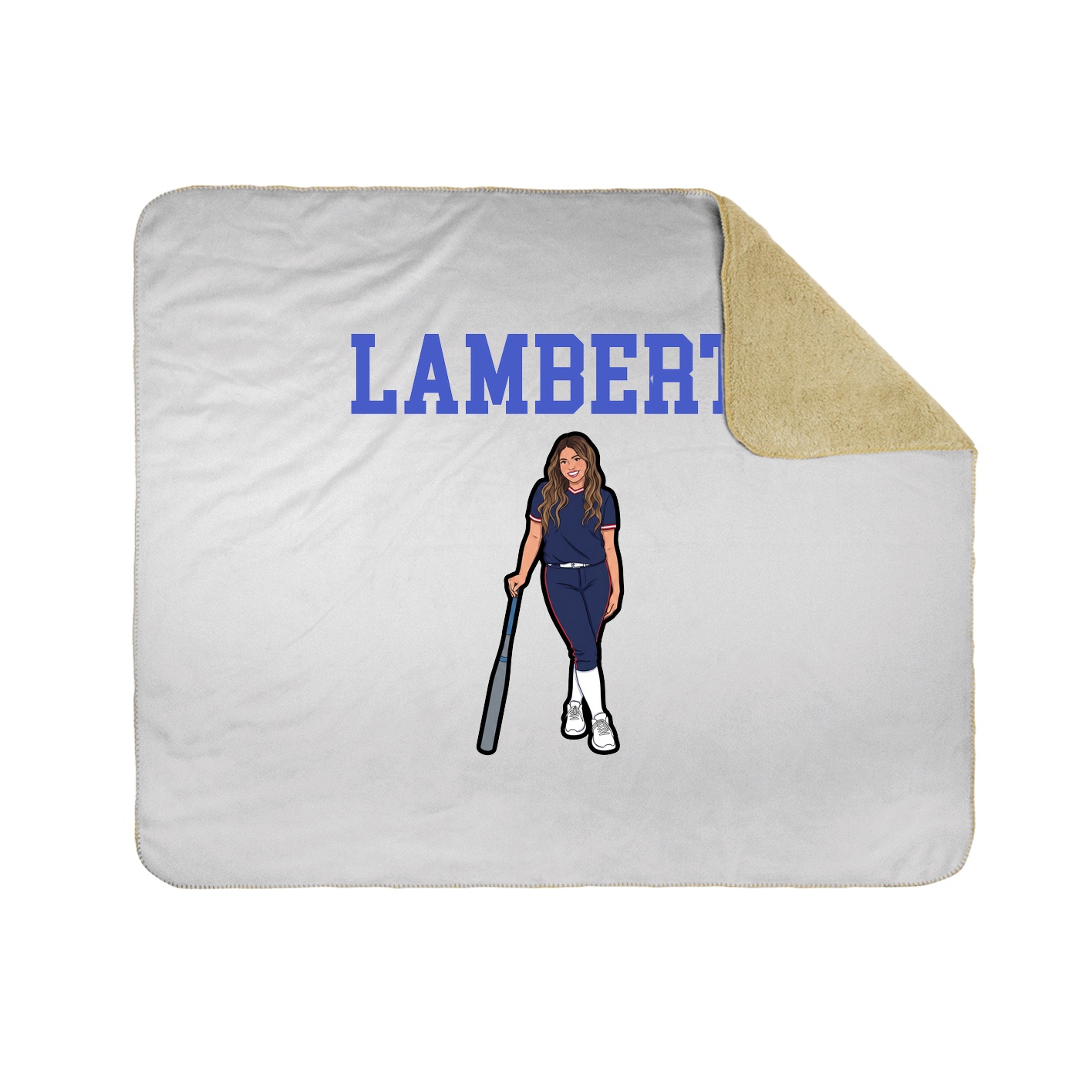 Throw Blanket — Shirsey in White