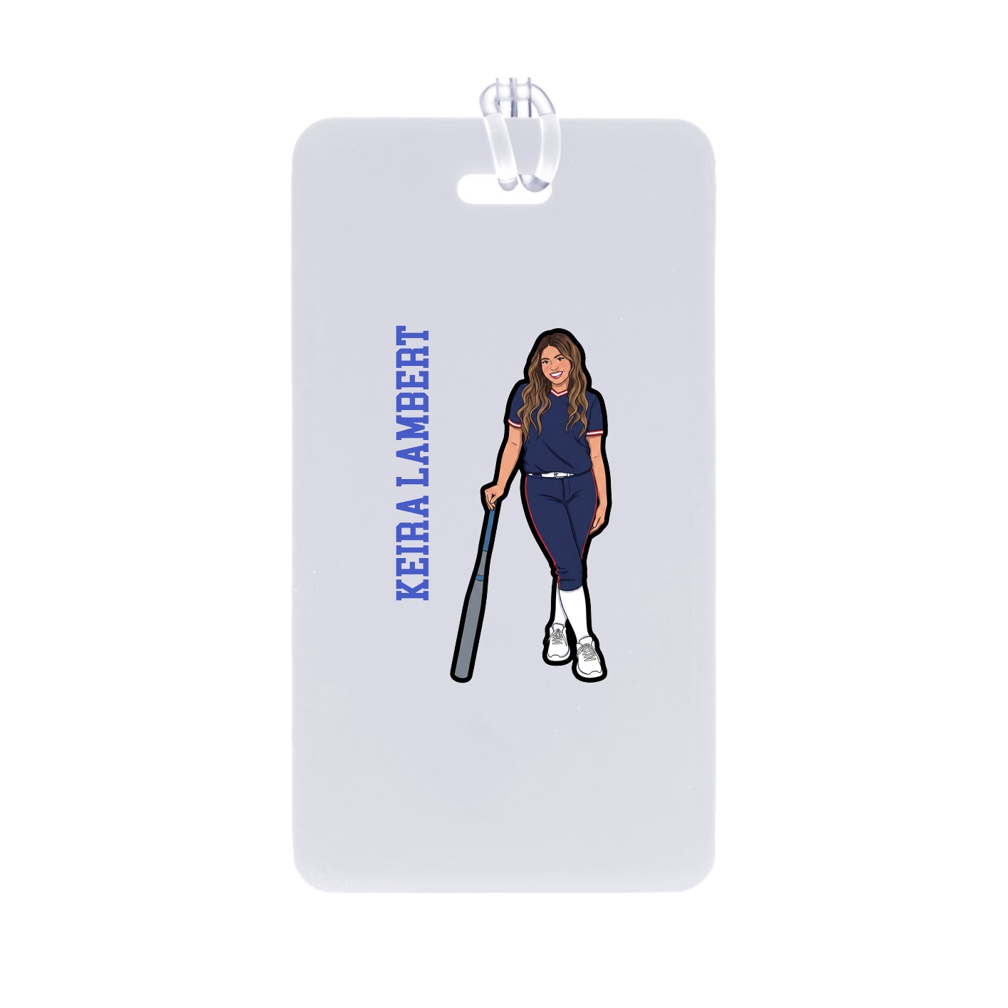 Bag Tag — Name Vertical in Classic