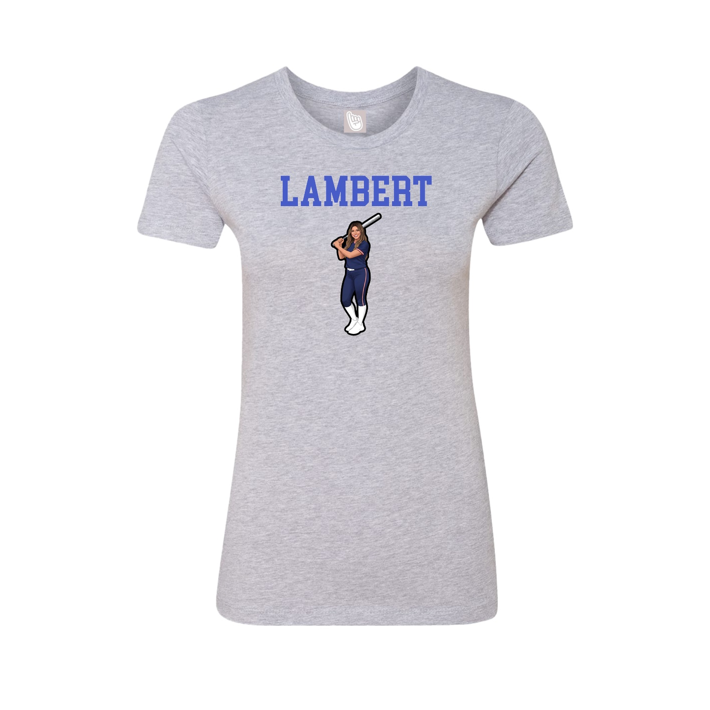Fitted Women's Tee — Shirsey in Grey