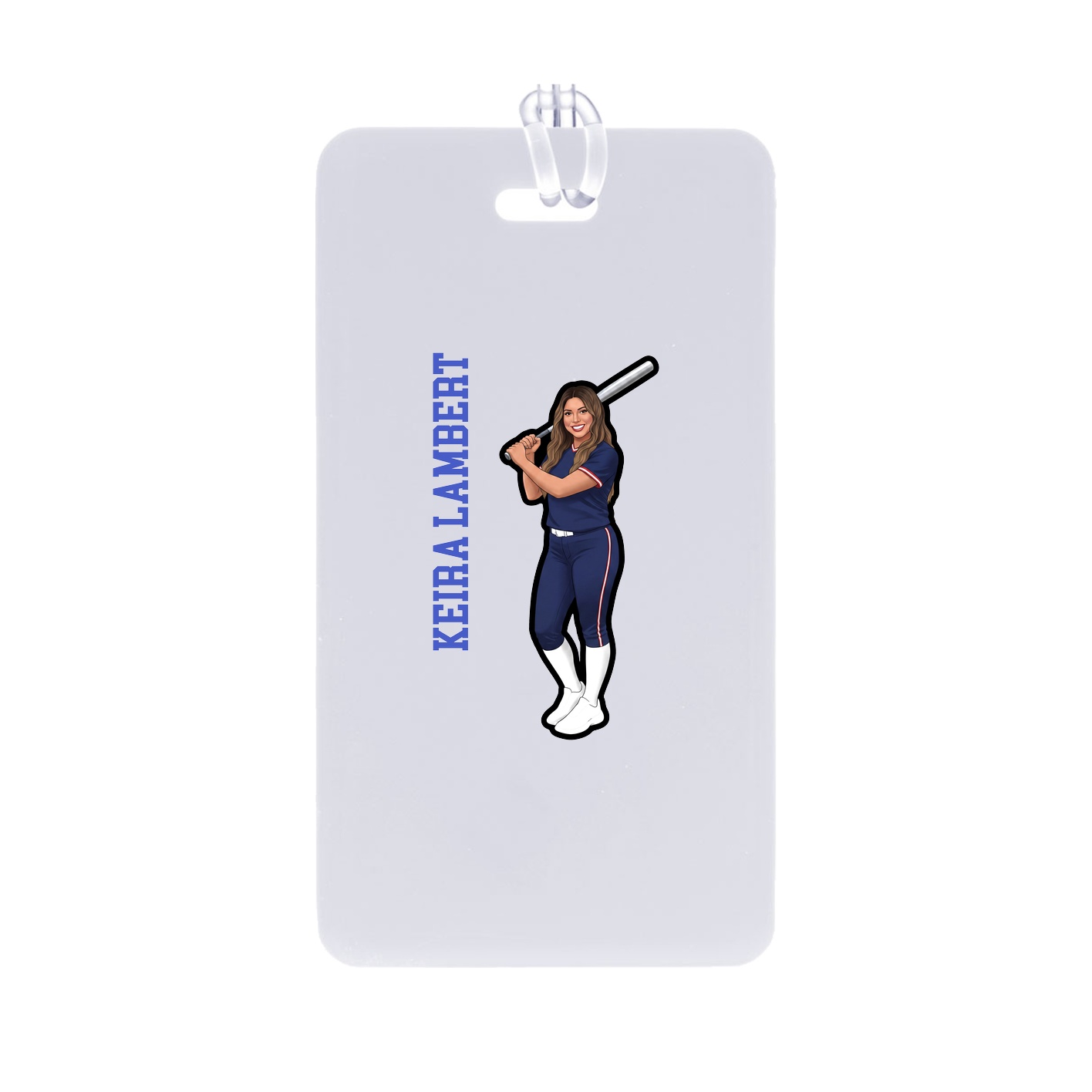 Bag Tag — Name Vertical in Classic