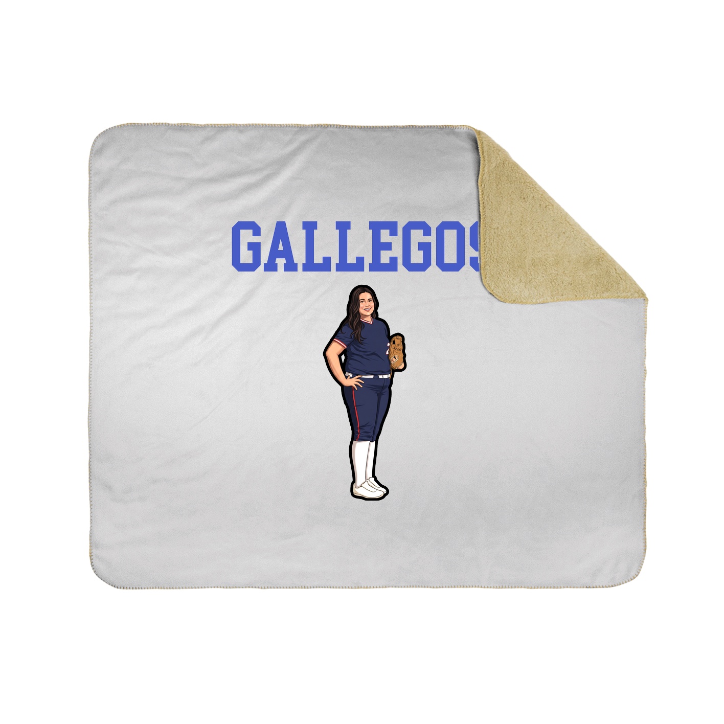 Throw Blanket — Shirsey in White