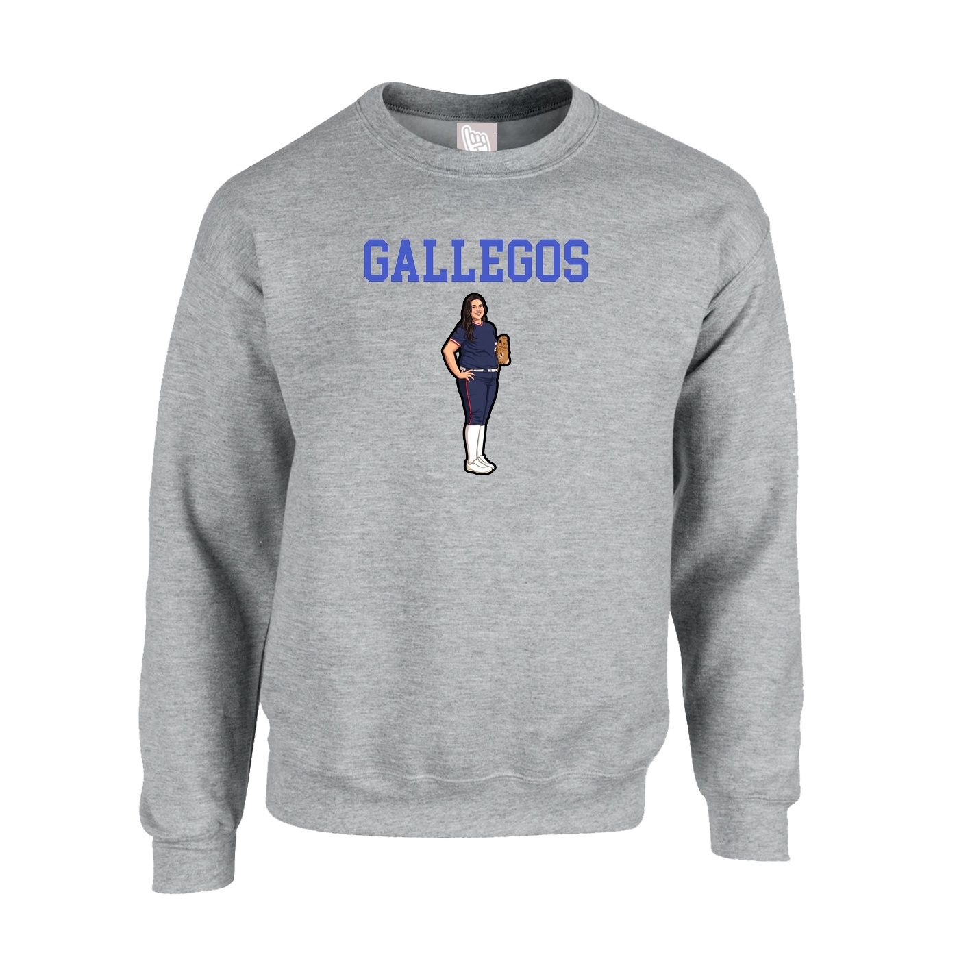 Fleece Crew — Shirsey in Grey