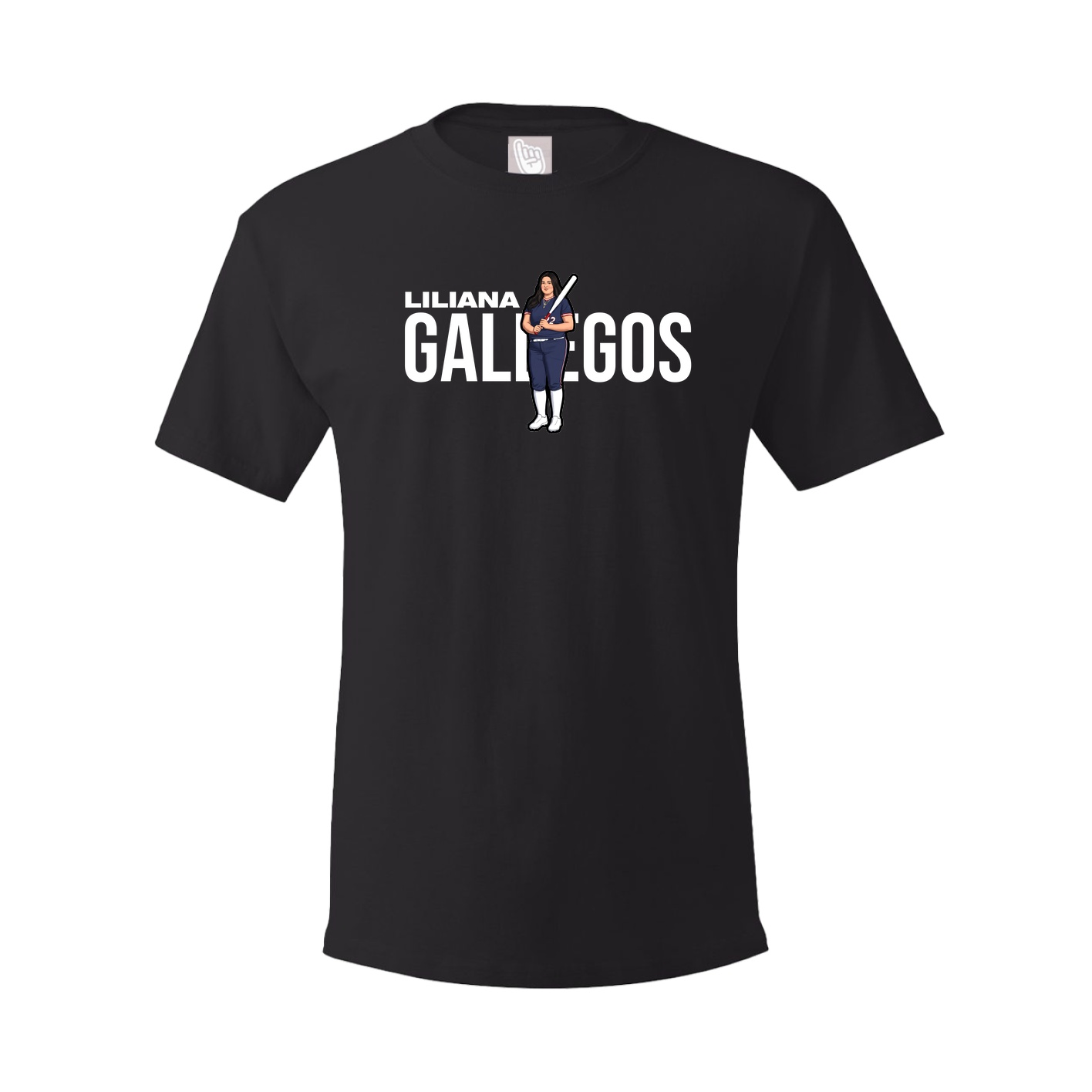 Tee — Player Name in Black