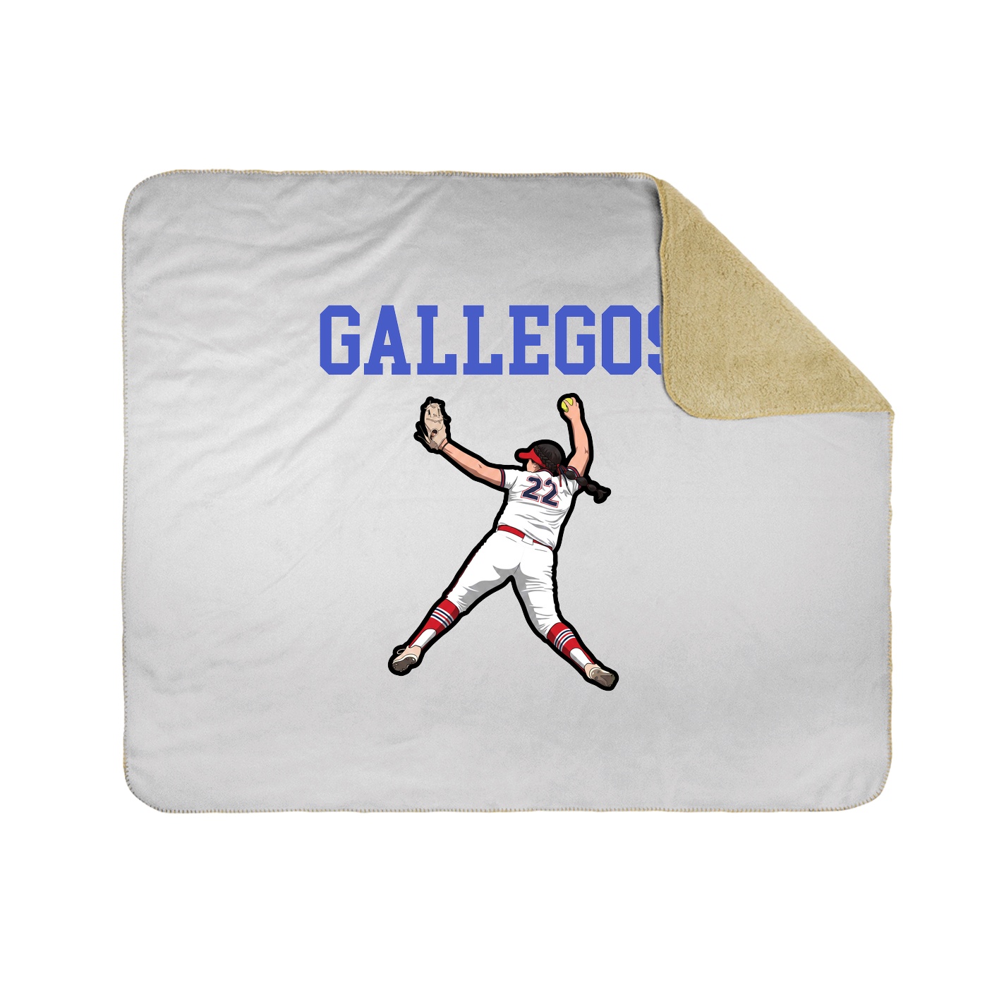 Throw Blanket — Shirsey in White