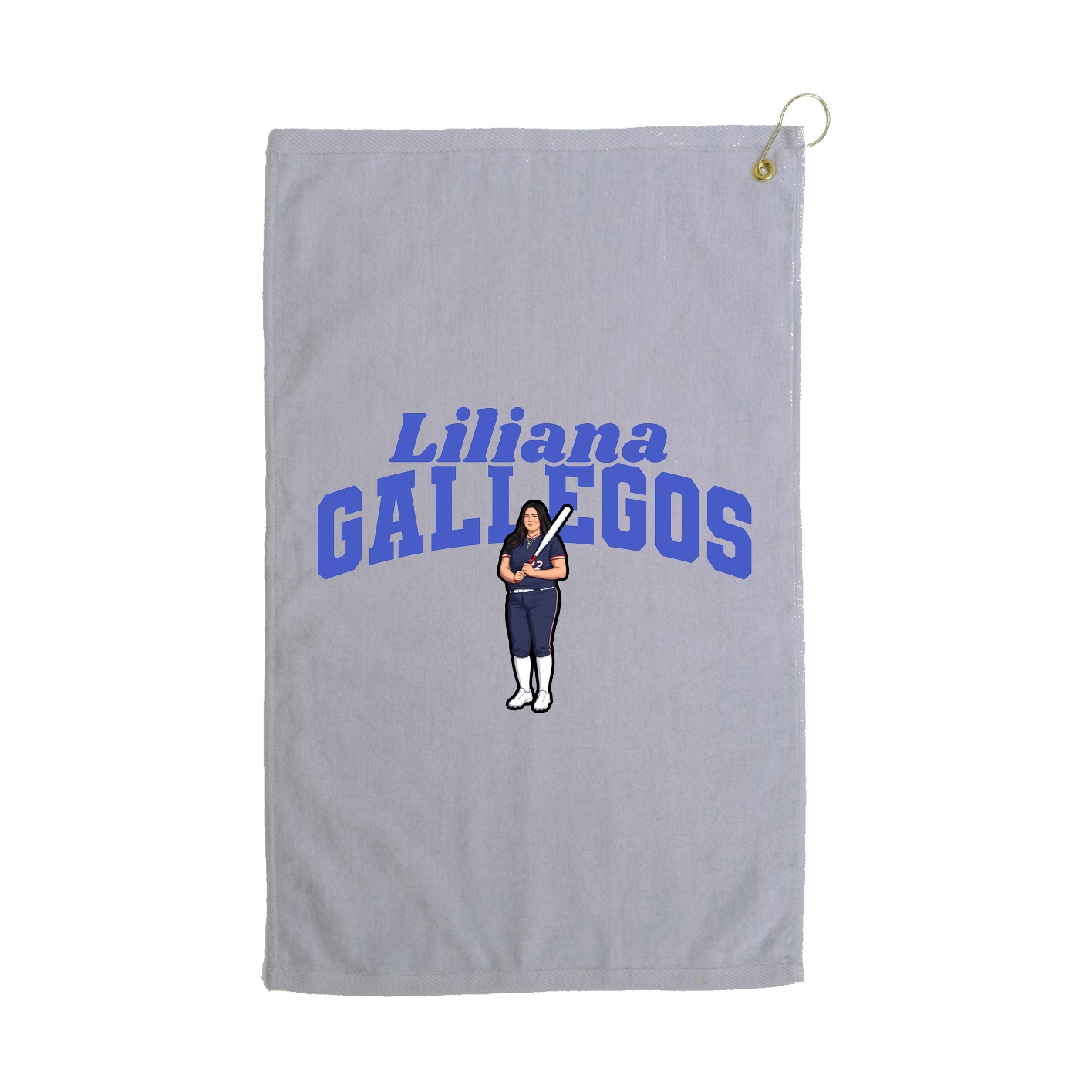 Golf Towel — Signature Arch in Grey