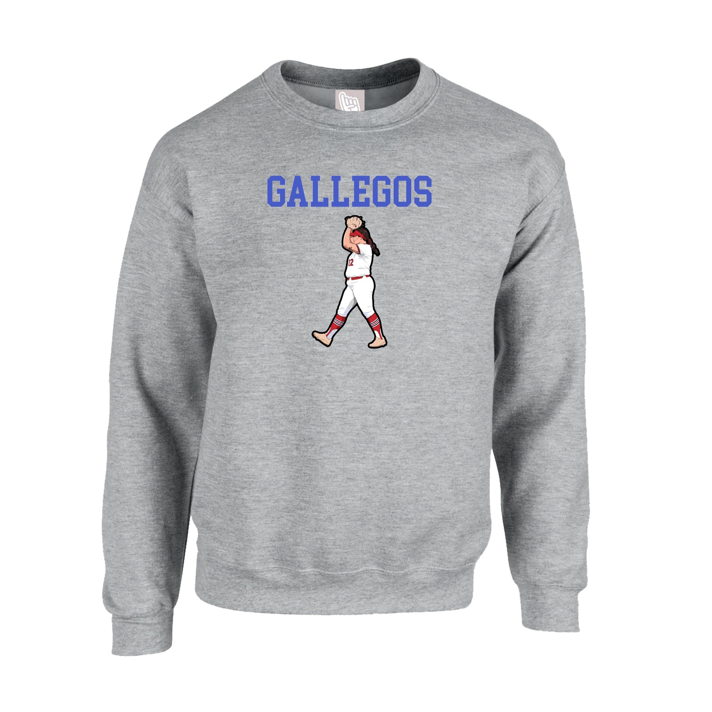 Fleece Crew — Shirsey in Grey