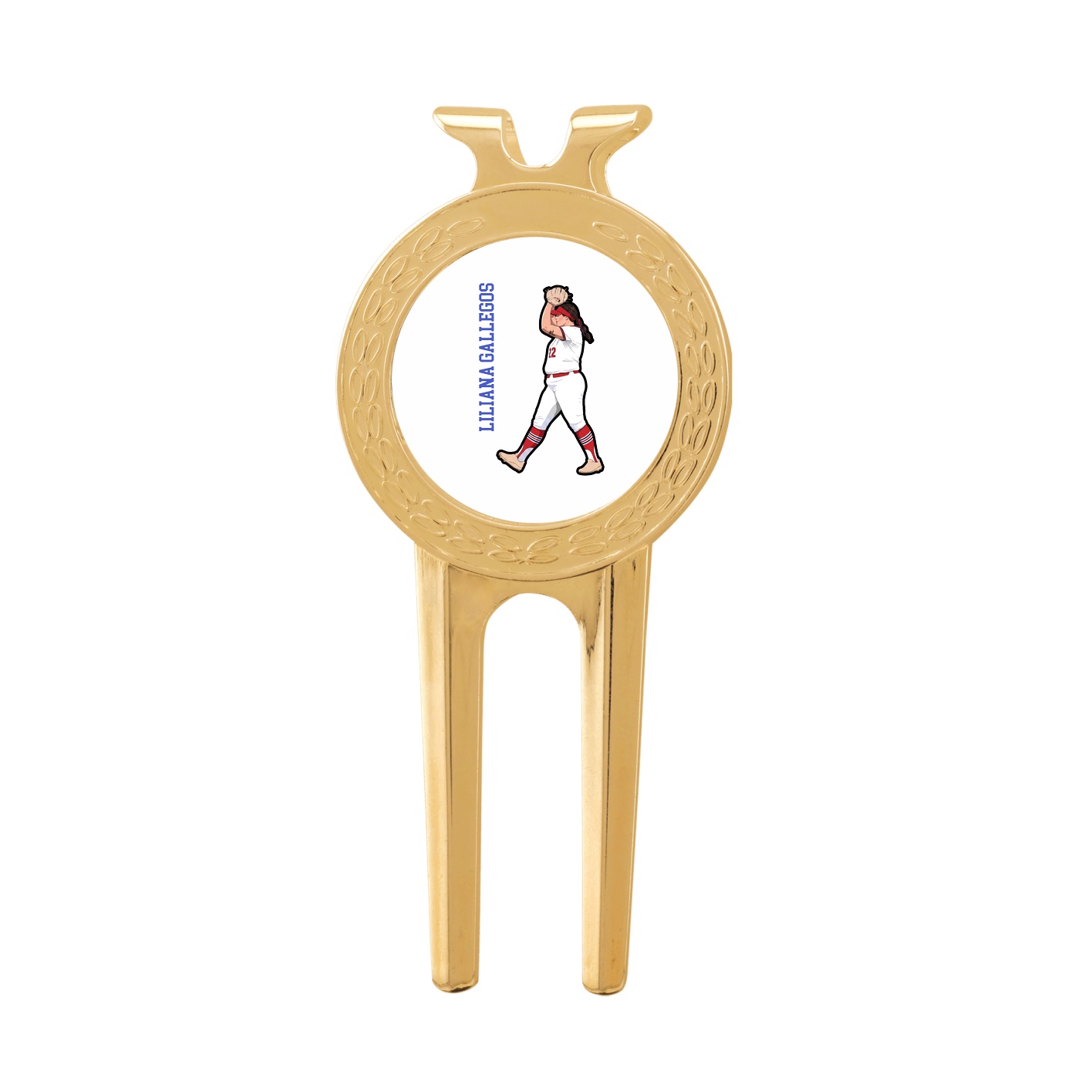 Divot Tool with Ball Marker — Name Vertical in Classic