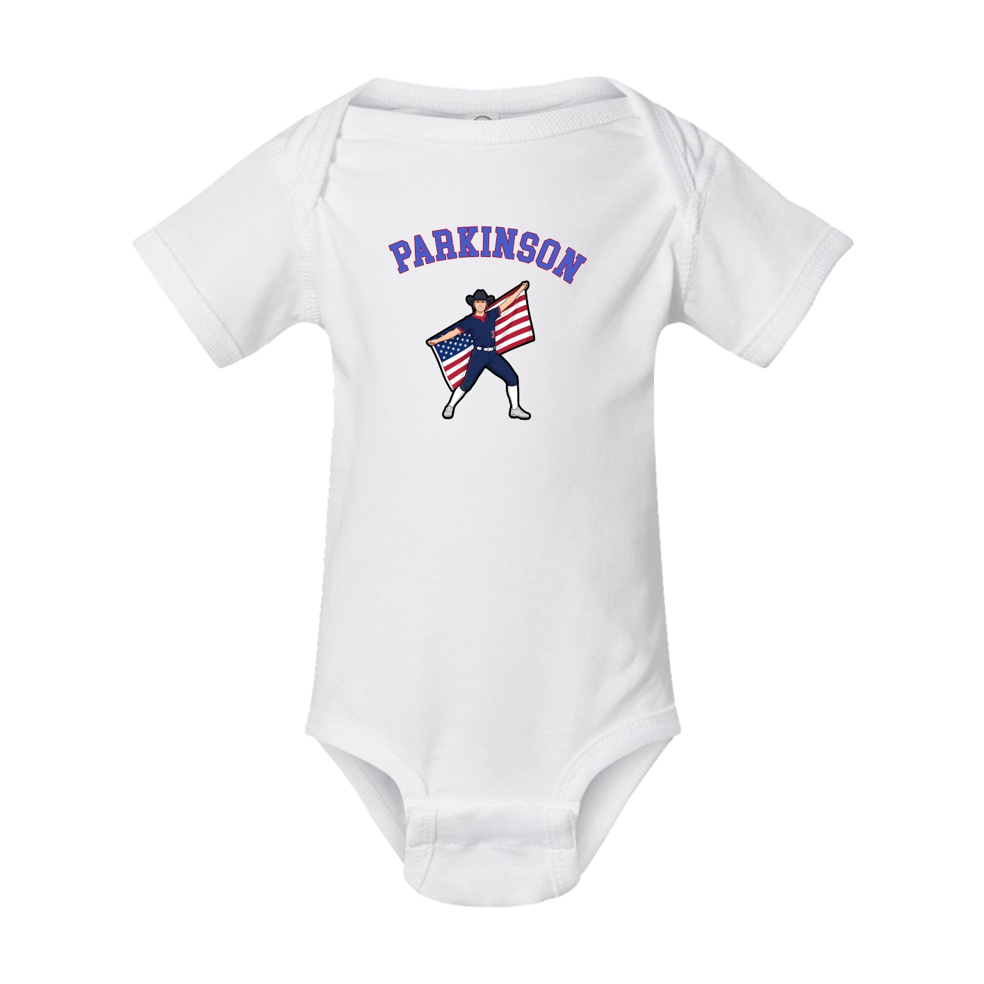 Baby Onesie — Shirsey Arch in White