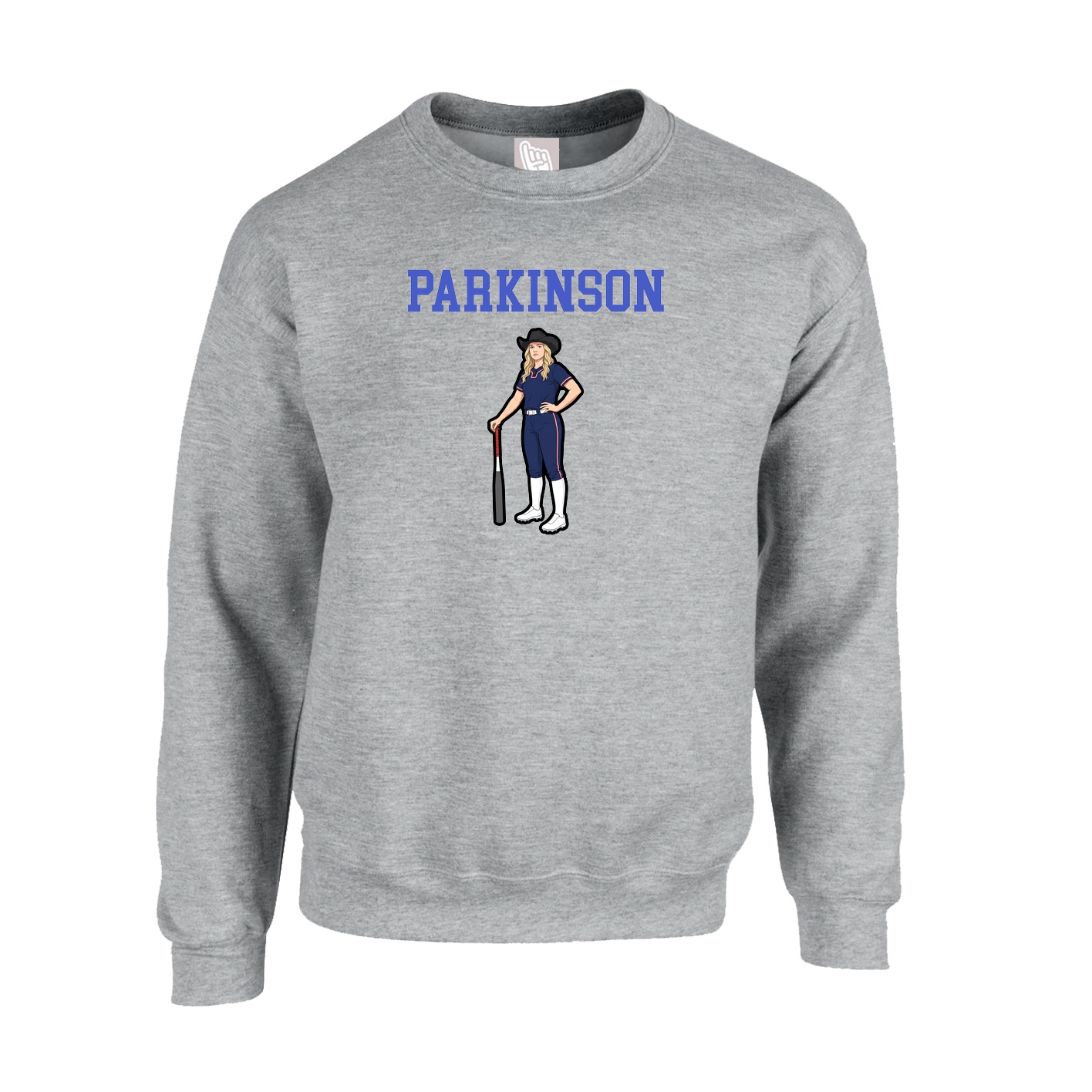 Fleece Crew — Shirsey in Grey