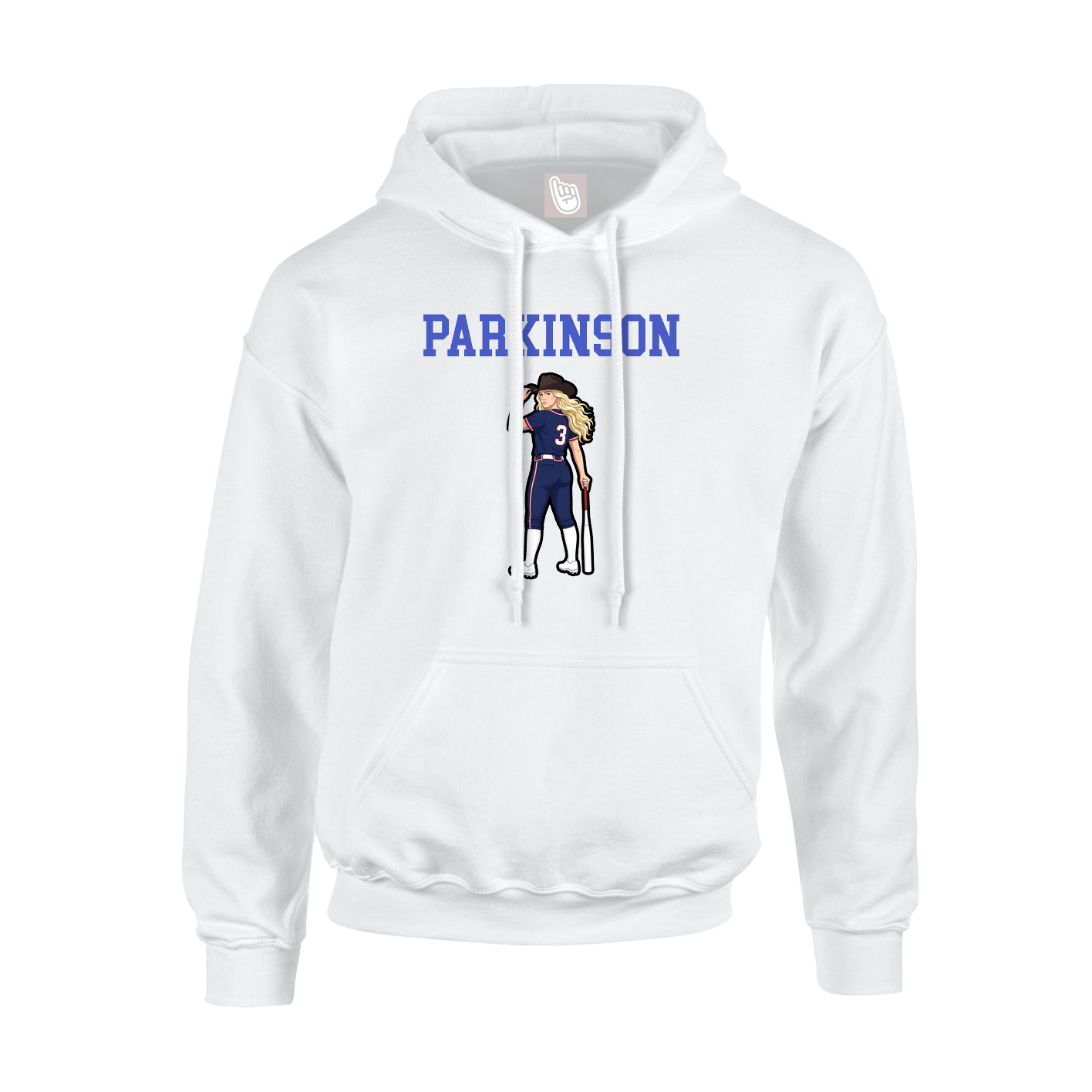 Hoodie — Shirsey in White