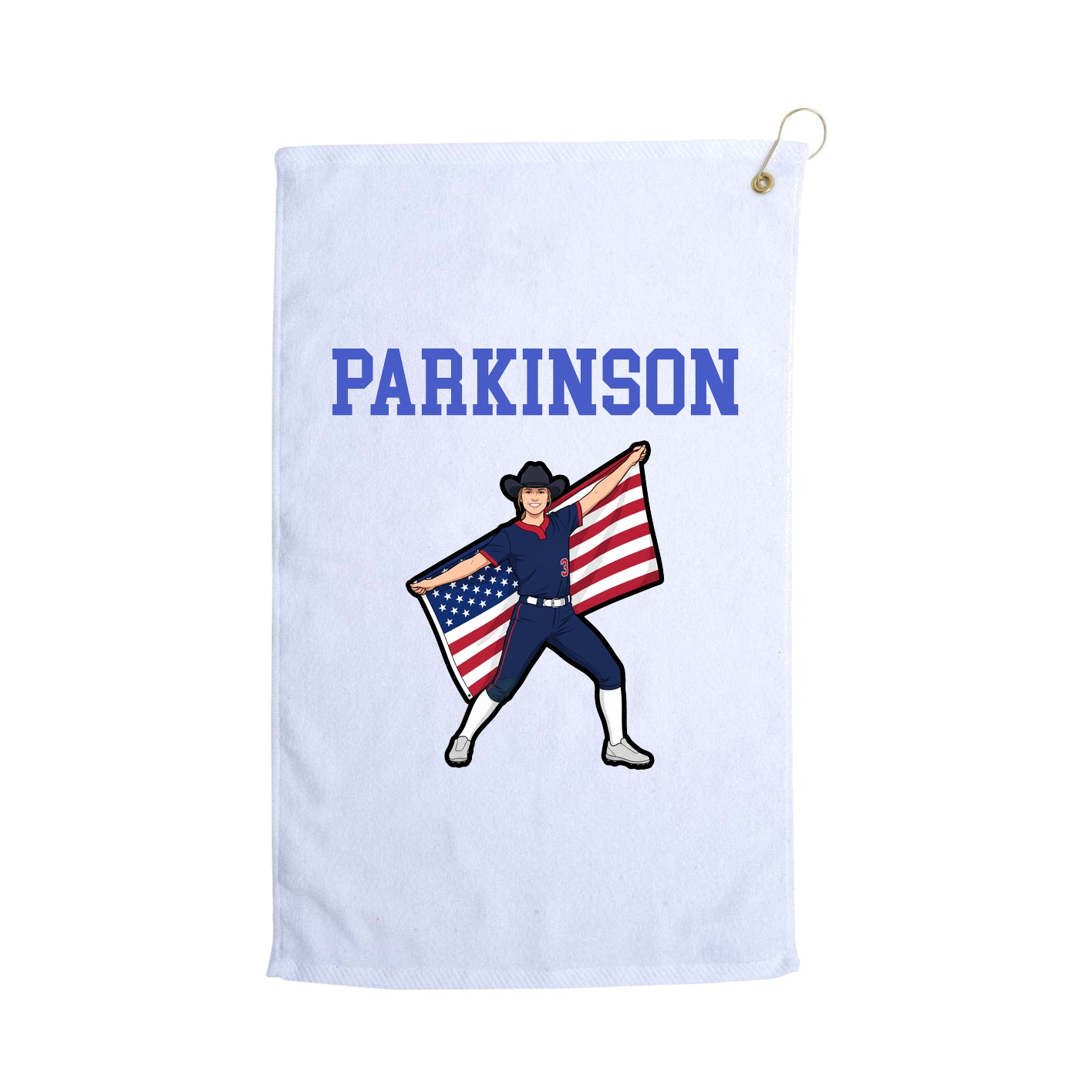 Golf Towel — Shirsey in White