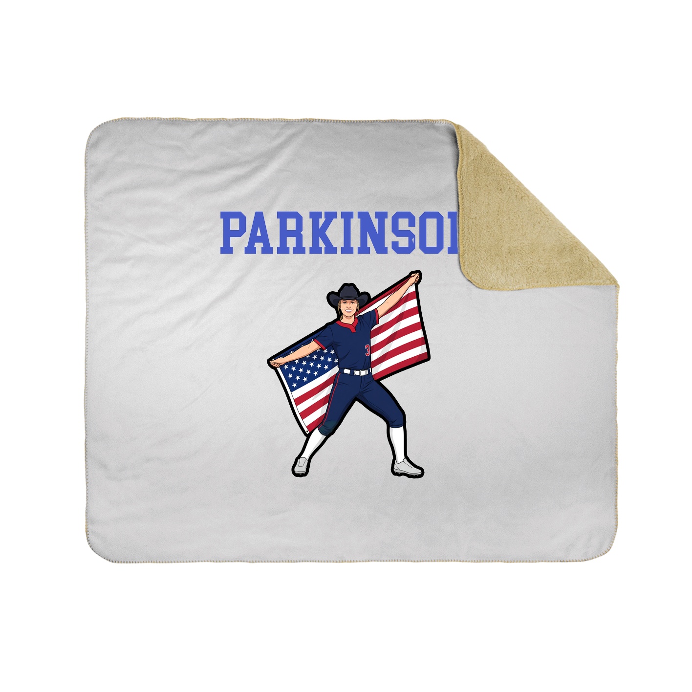 Throw Blanket — Shirsey in White